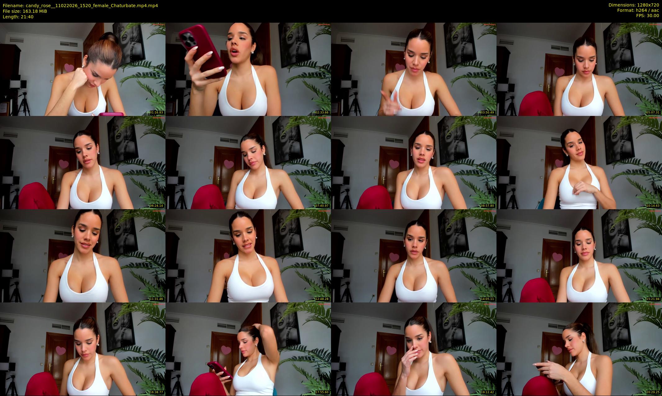 candy_rose_ — 22 minute Chaturbate female cam show recording, 720p, Feb 11, 2026