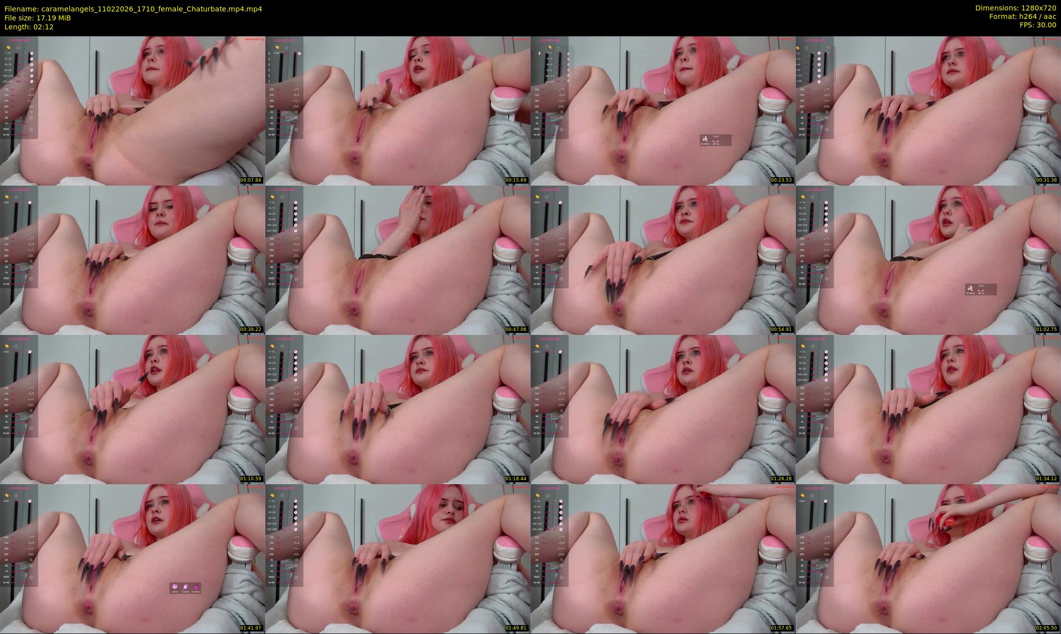 caramelangels — 3 minute Chaturbate female cam show recording, 720p, Feb 11, 2026