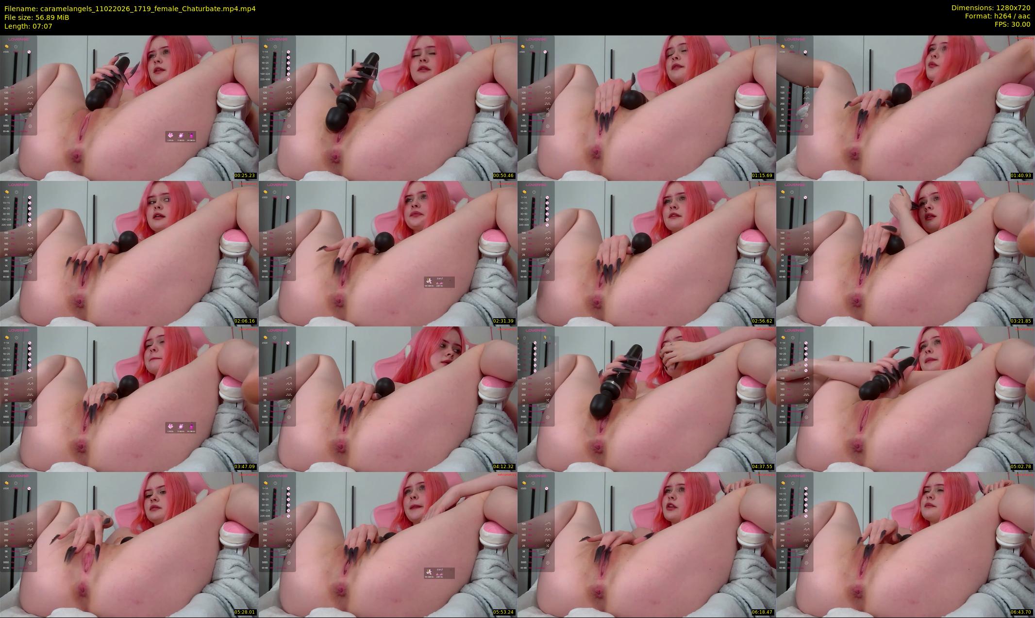 caramelangels — 8 minute Chaturbate female cam show recording, 720p, Feb 11, 2026