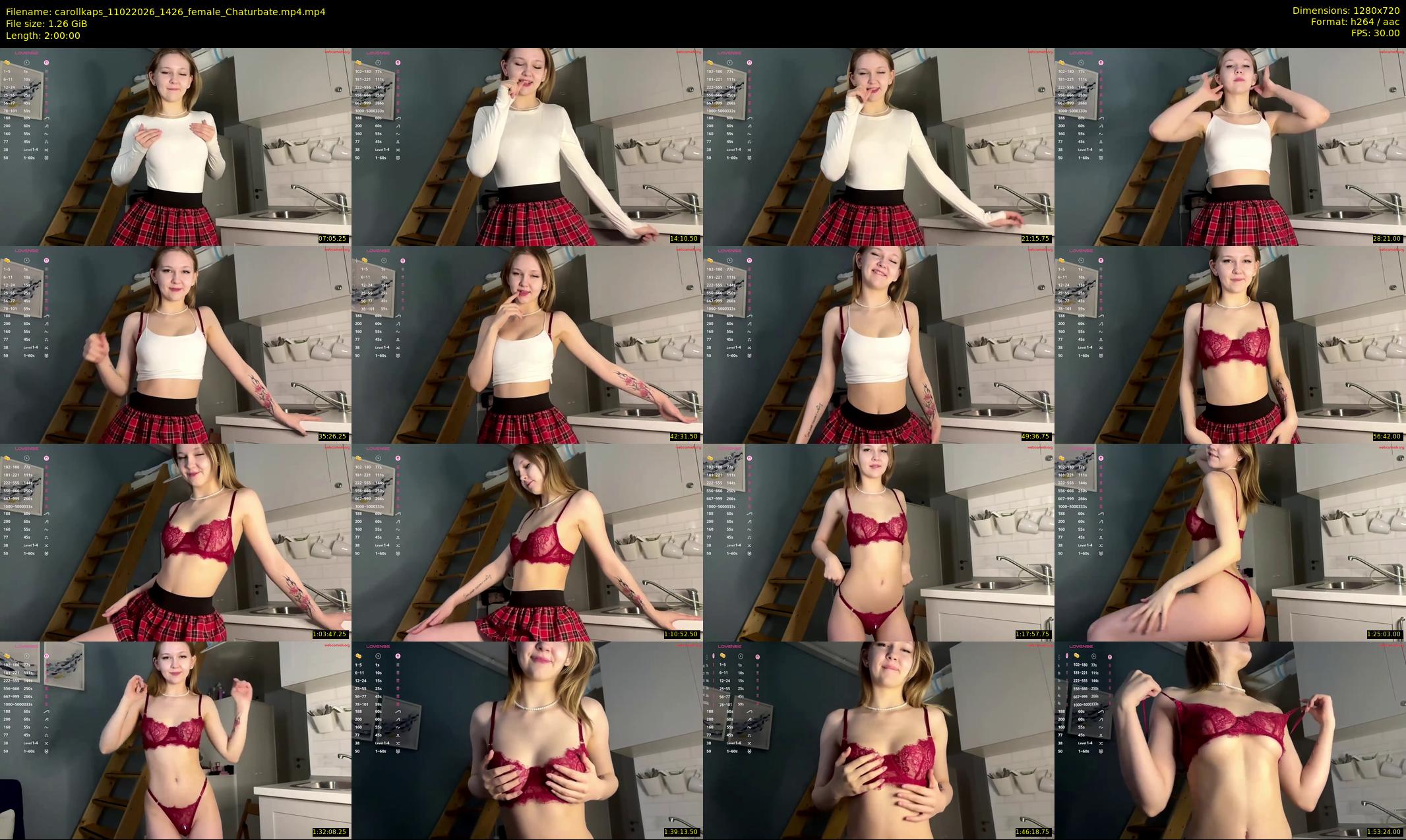 carollkaps — 120 minute Chaturbate female cam show recording, 720p, Feb 11, 2026