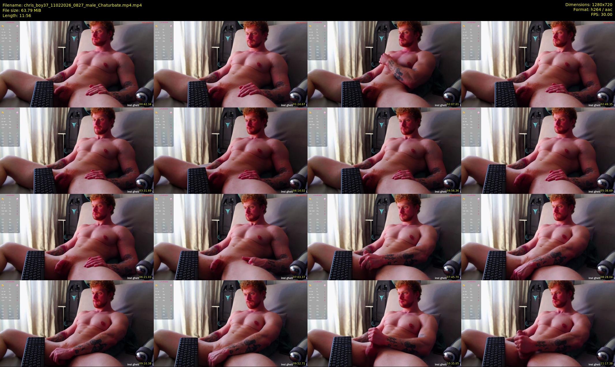 chris_boy37 — 12 minute Chaturbate male cam show recording, 720p, Feb 11, 2026