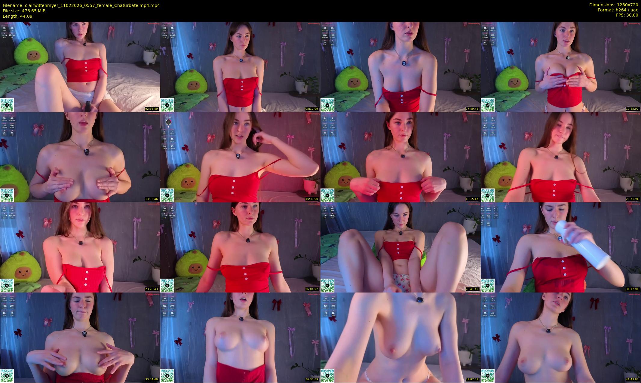clairwittenmyer — 45 minute Chaturbate female cam show recording, 720p, Feb 11, 2026