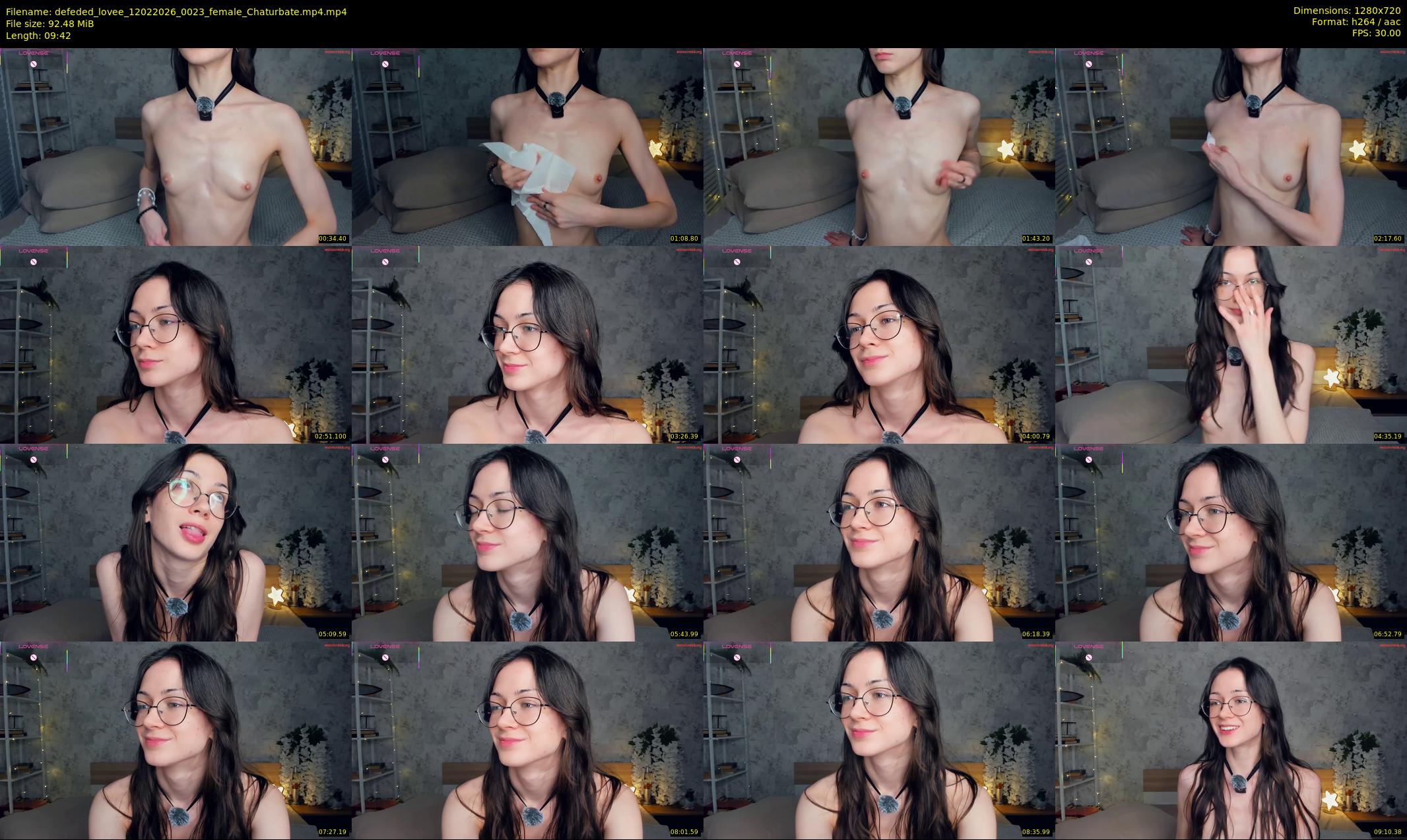 defeded_lovee — 10 minute Chaturbate female cam show recording, 720p, Feb 12, 2026