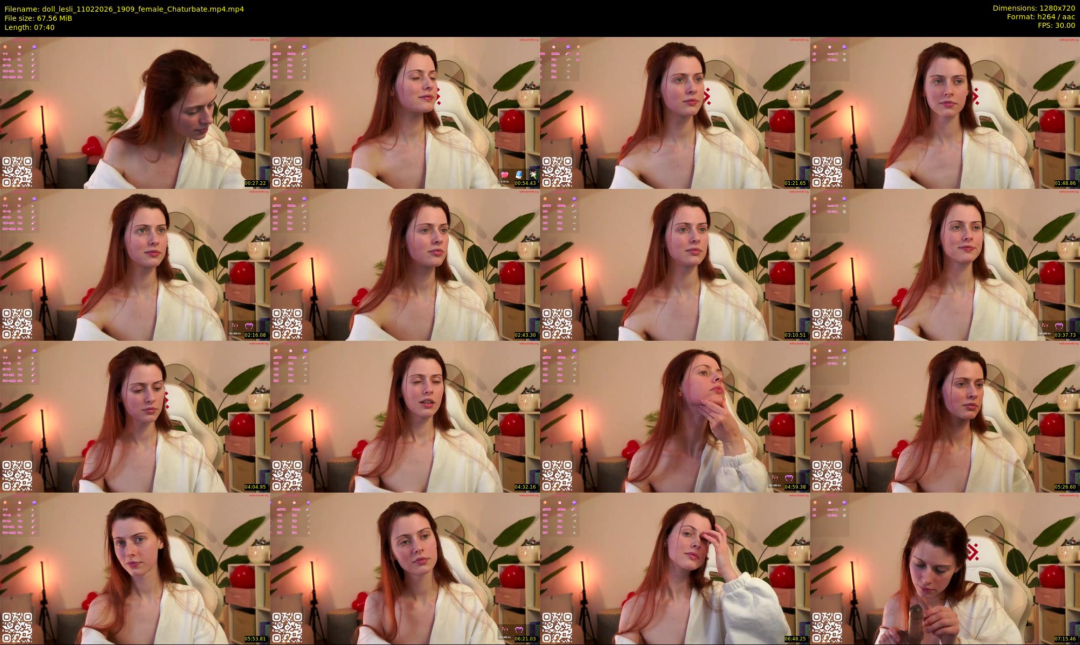 doll_lesli — 8 minute Chaturbate female cam show recording, 720p, Feb 11, 2026