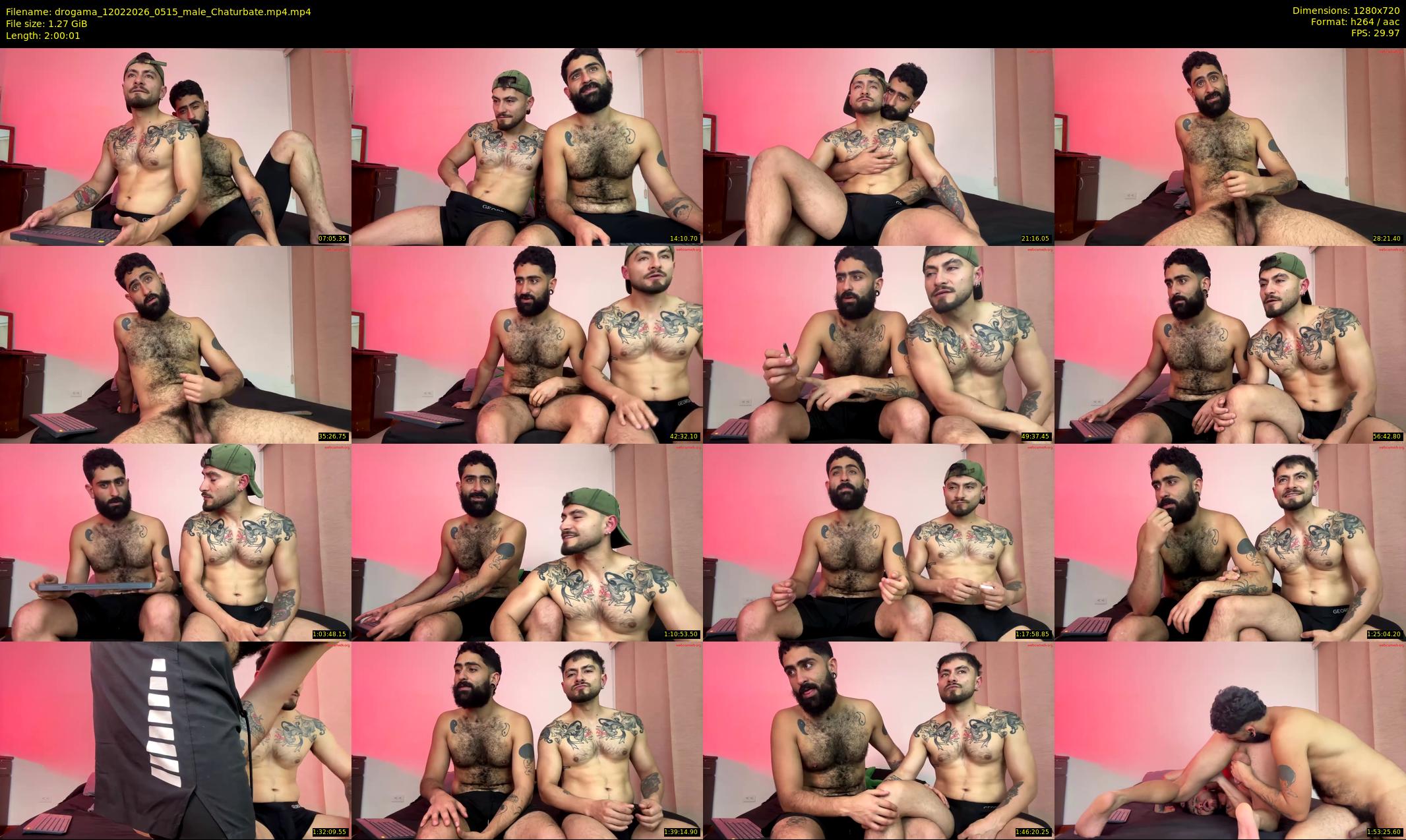 drogama — 121 minute Chaturbate male cam show recording, 720p, Feb 12, 2026