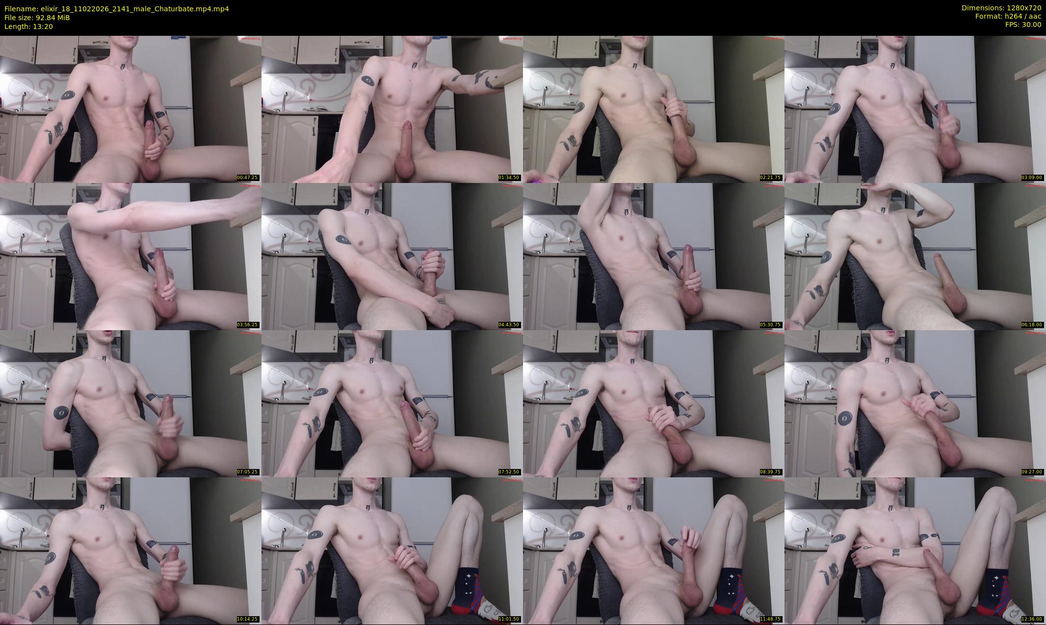 elixir_18 — 14 minute Chaturbate male cam show recording, 720p, Feb 11, 2026