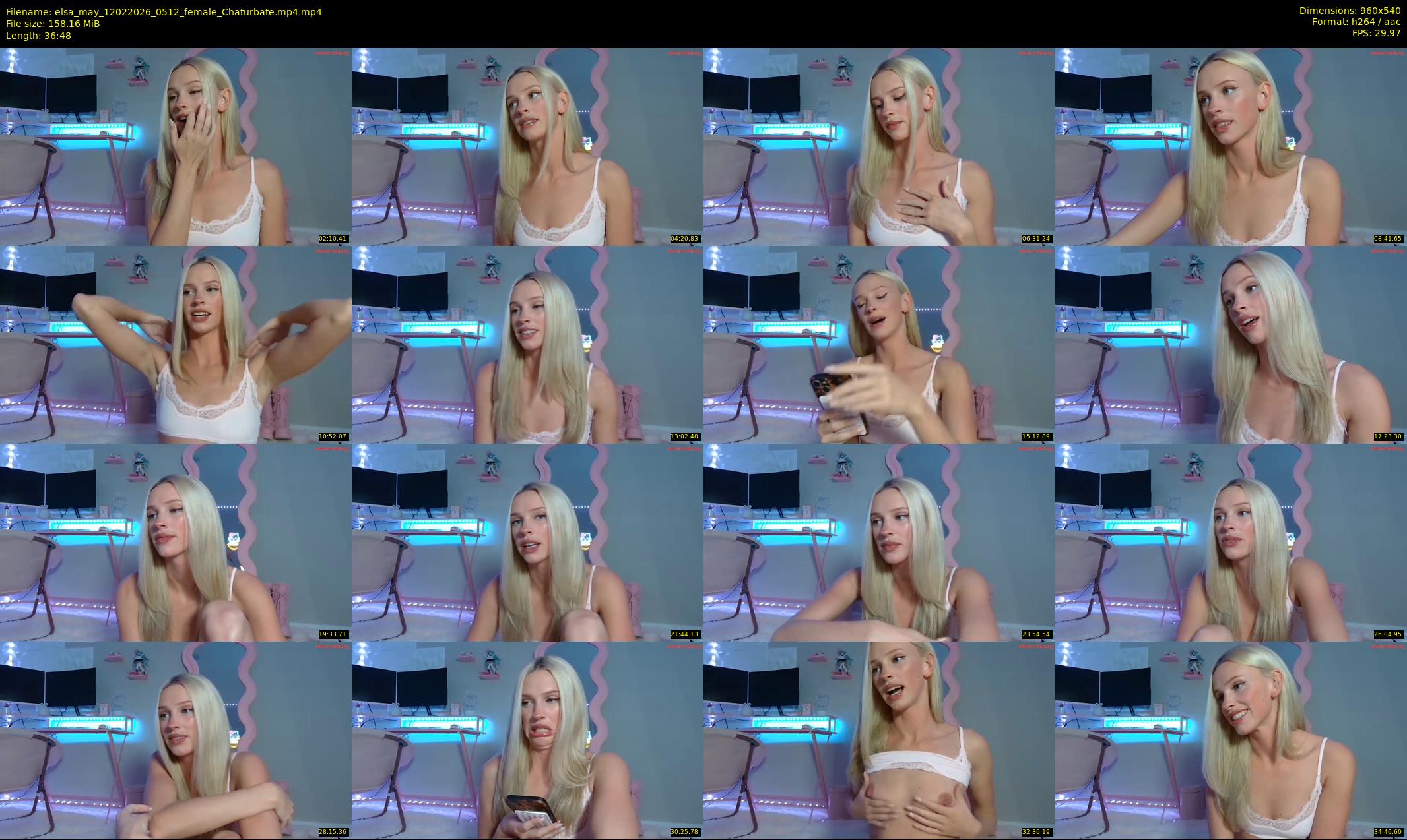 elsa_may — 37 minute Chaturbate female cam show recording, 480p, Feb 12, 2026