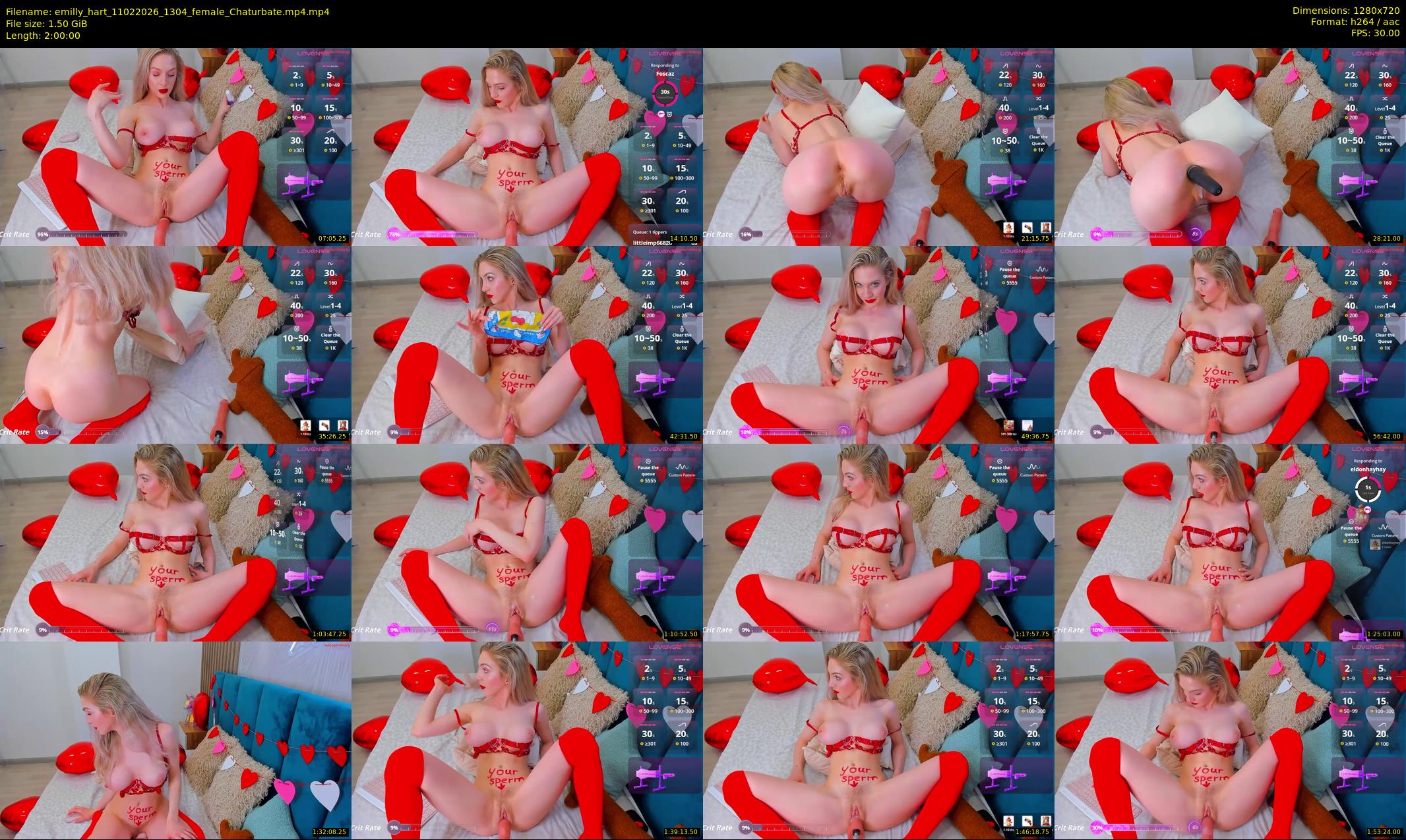 emilly_hart — 120 minute Chaturbate female cam show recording, 720p, Feb 11, 2026