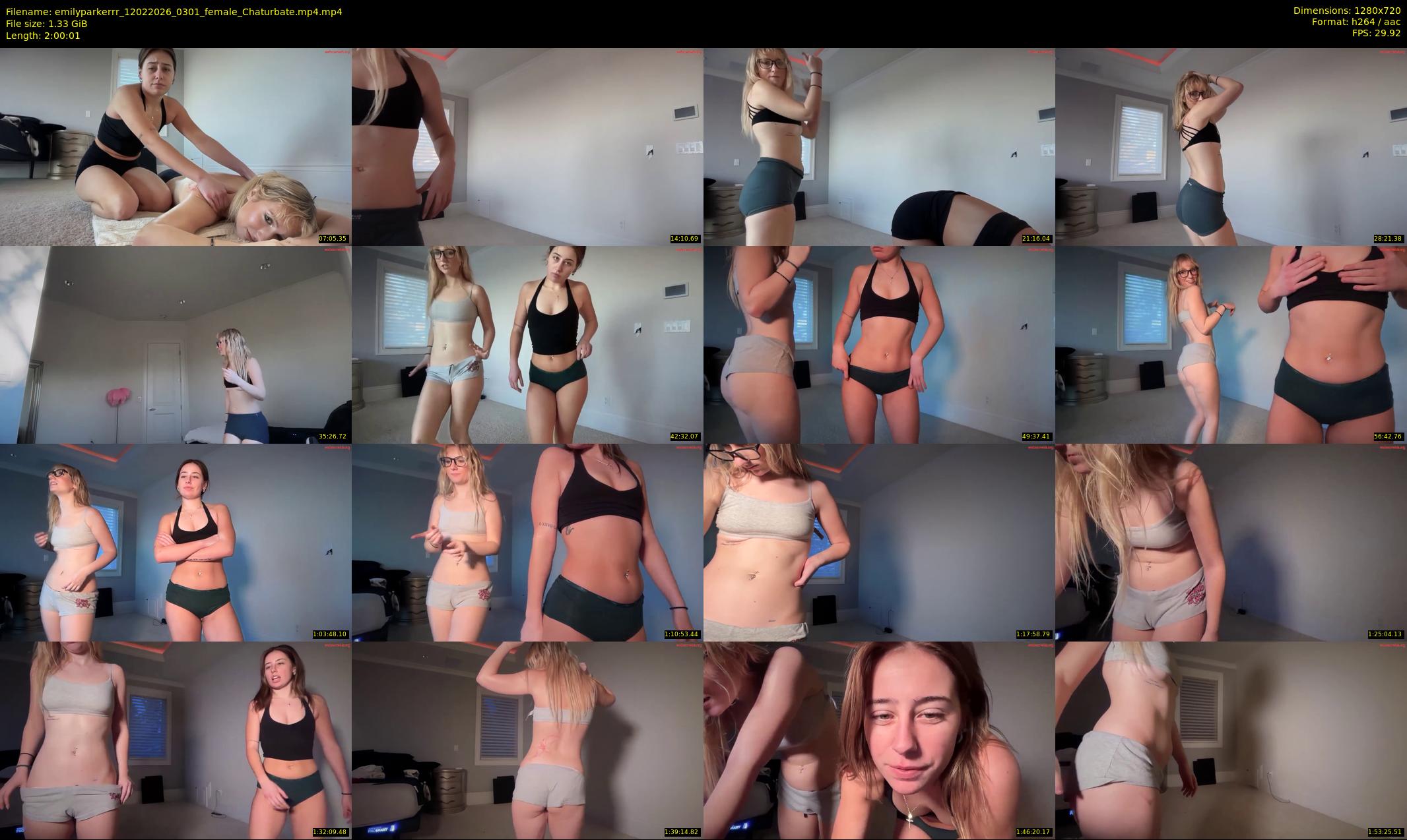 emilyparkerrr — 121 minute Chaturbate female cam show recording, 720p, Feb 12, 2026