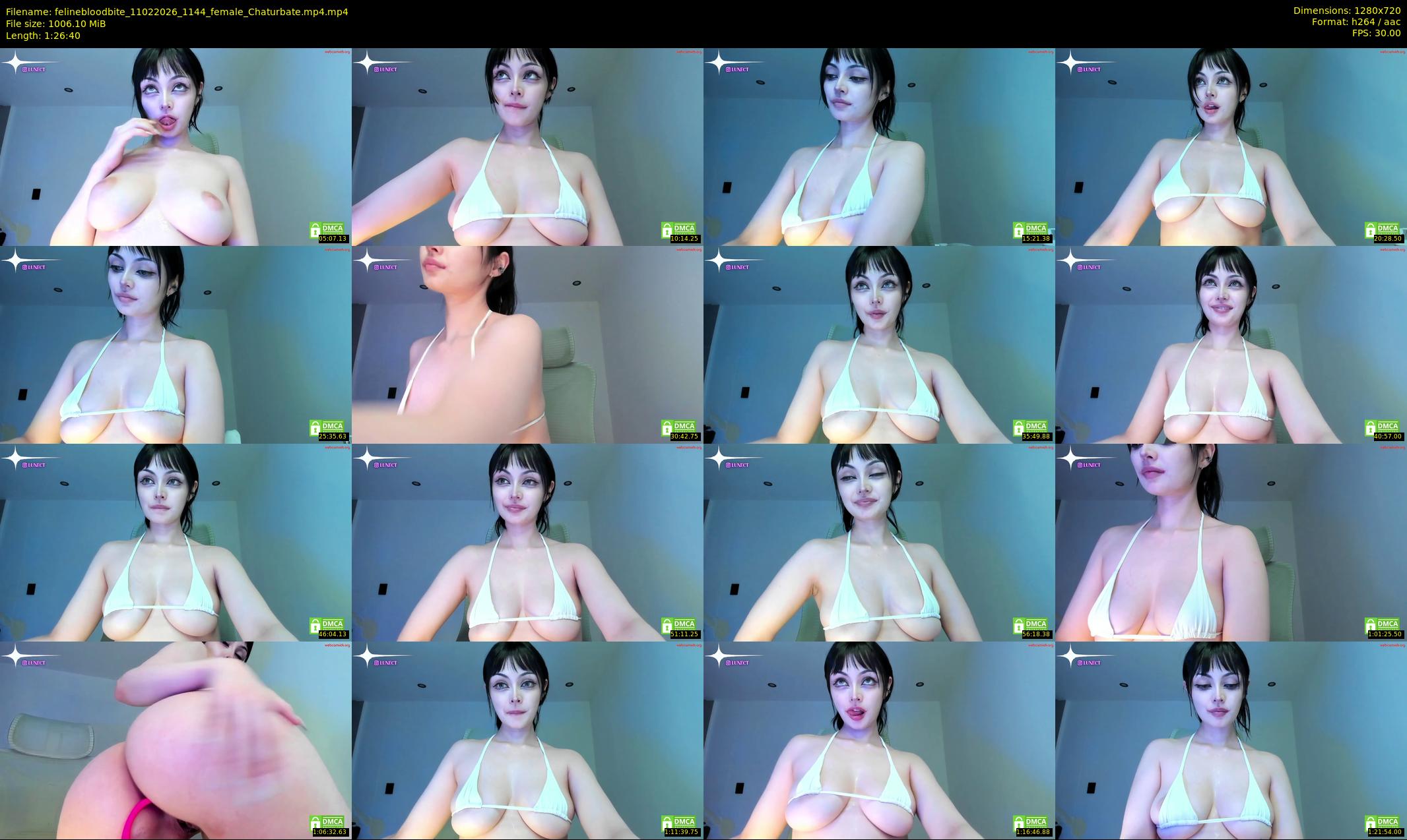 felinebloodbite — 87 minute Chaturbate female cam show recording, 720p, Feb 11, 2026