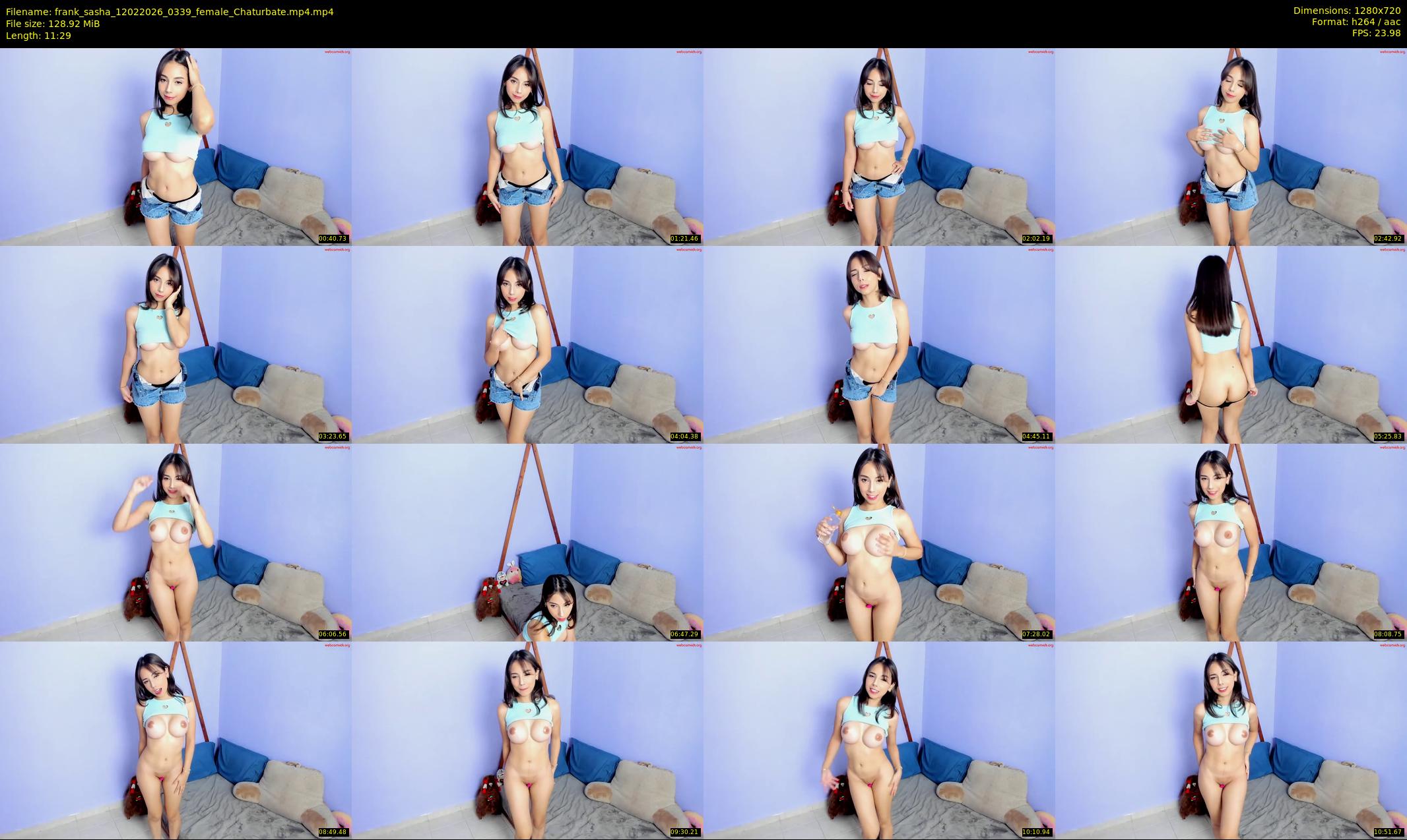 frank_sasha — 12 minute Chaturbate couple cam show recording, 720p, Feb 12, 2026