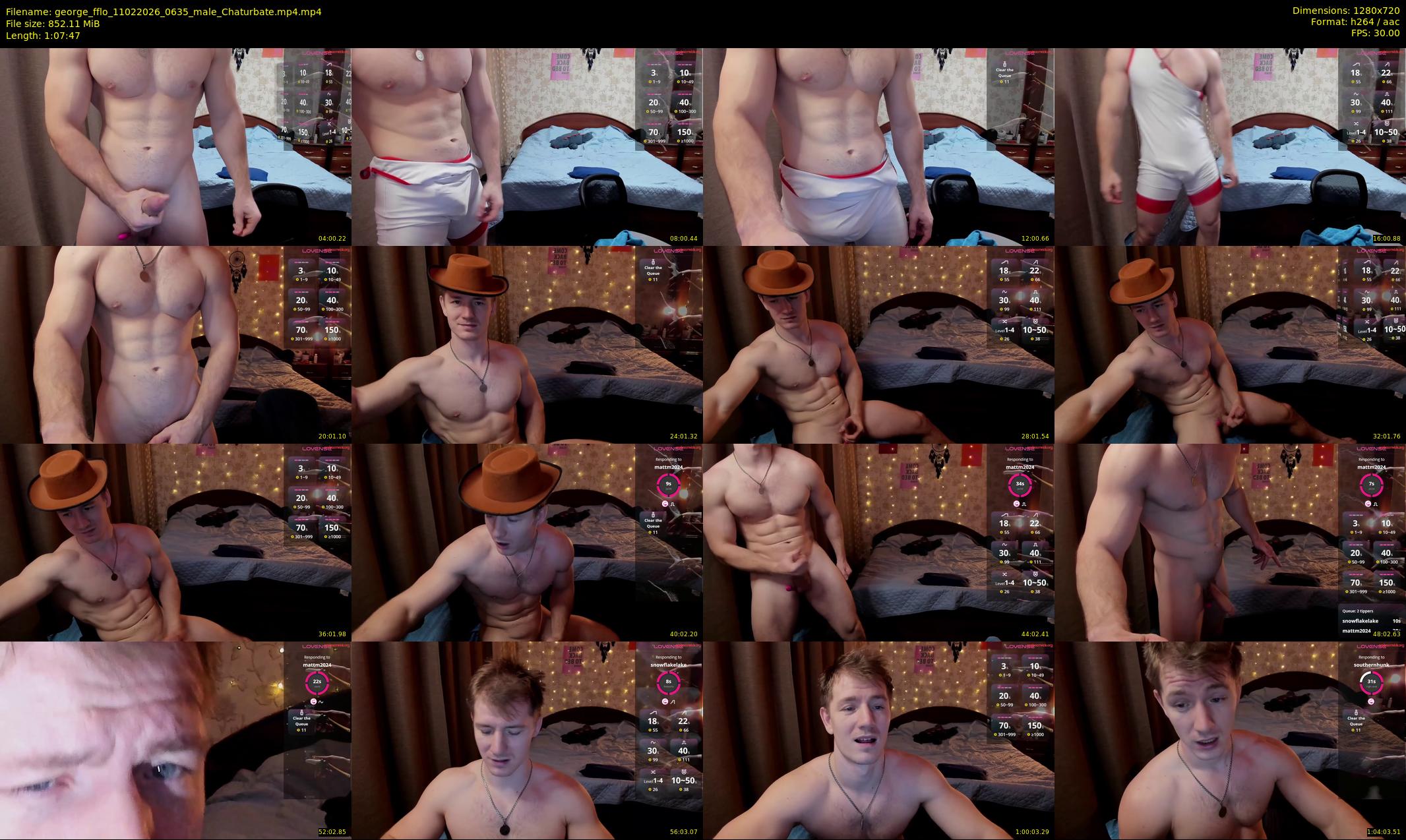 george_fflo — 68 minute Chaturbate male cam show recording, 720p, Feb 11, 2026