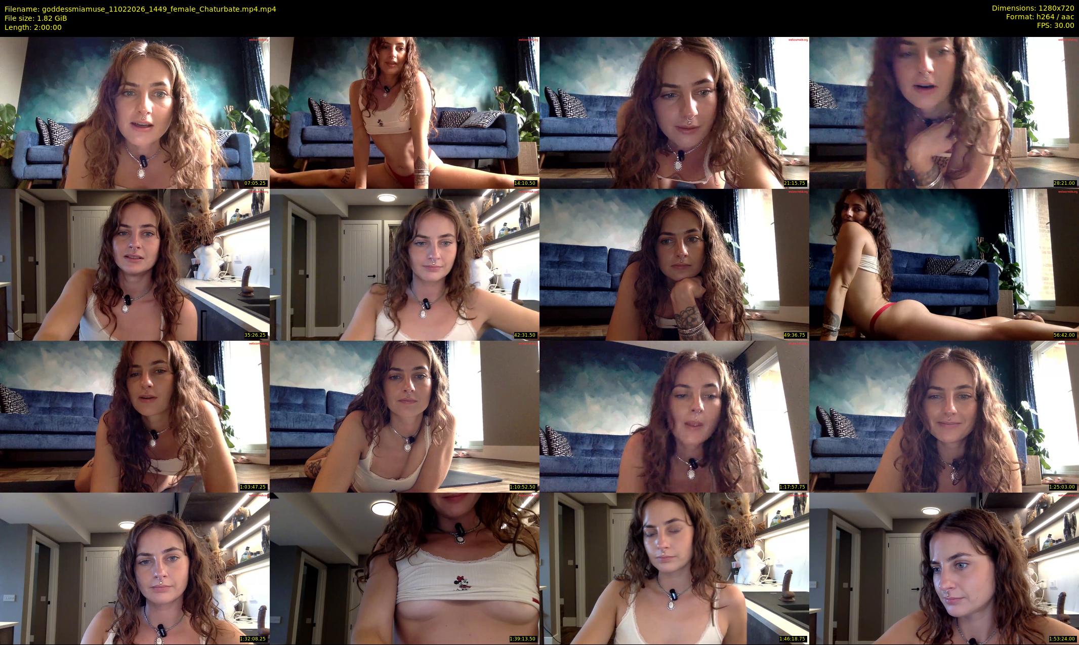 goddessmiamuse — 120 minute Chaturbate female cam show recording, 720p, Feb 11, 2026