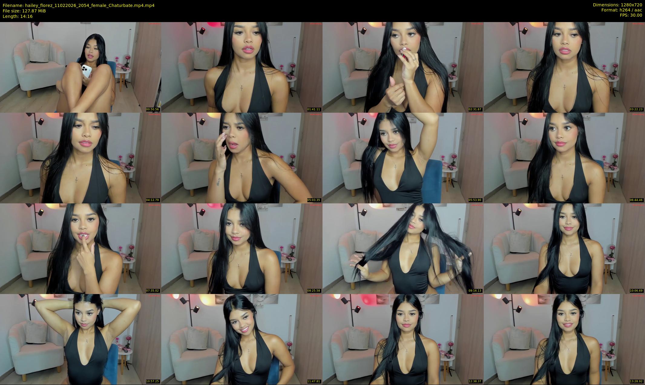 hailey_florez — 15 minute Chaturbate female cam show recording, 720p, Feb 11, 2026