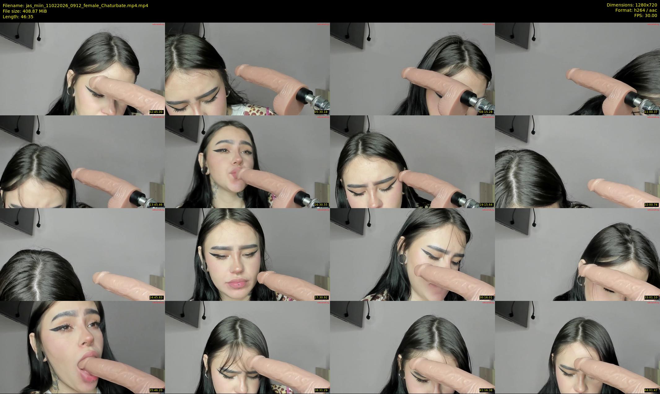 jas_miin — 47 minute Chaturbate female cam show recording, 720p, Feb 11, 2026