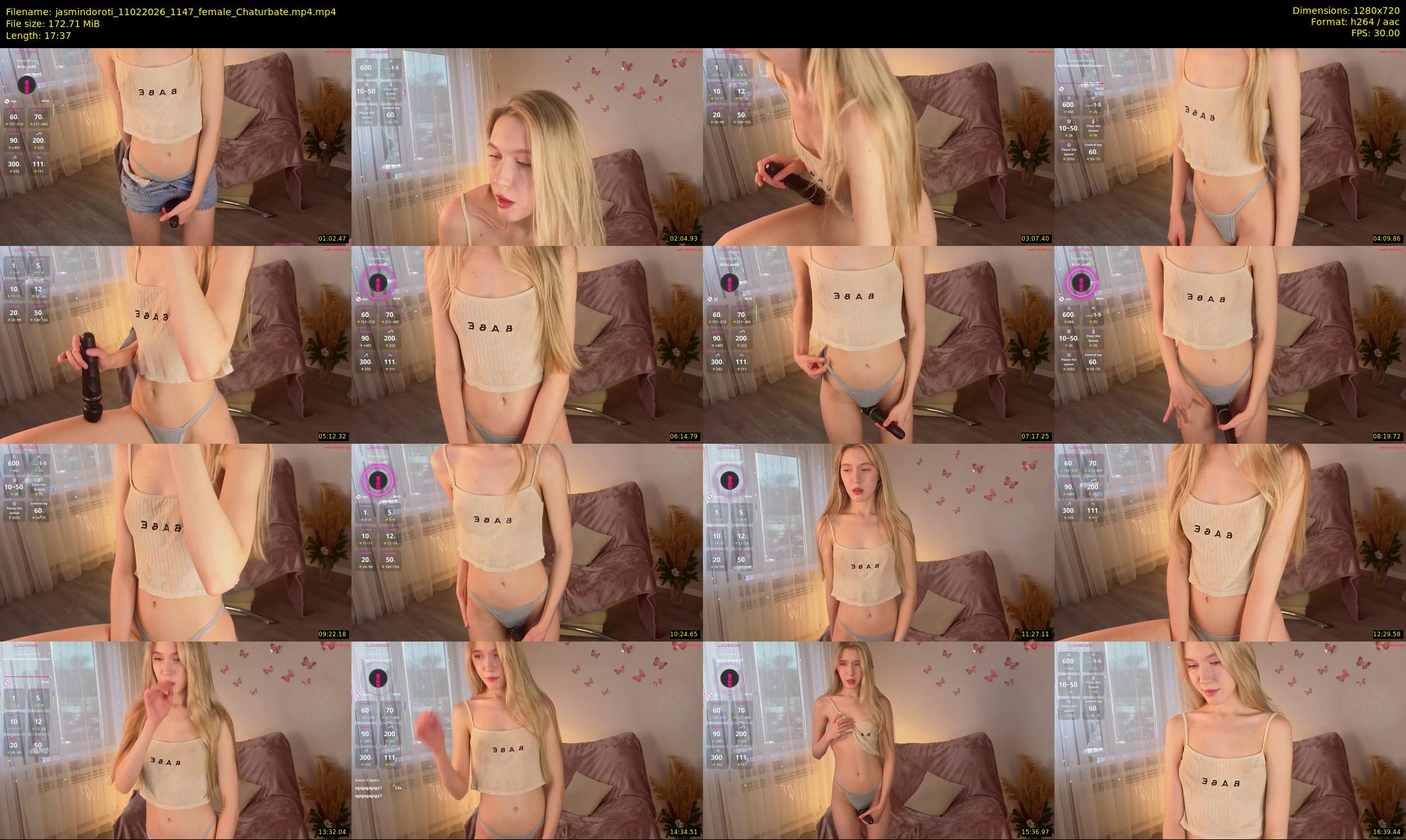 jasmindoroti — 18 minute Chaturbate female cam show recording, 720p, Feb 11, 2026