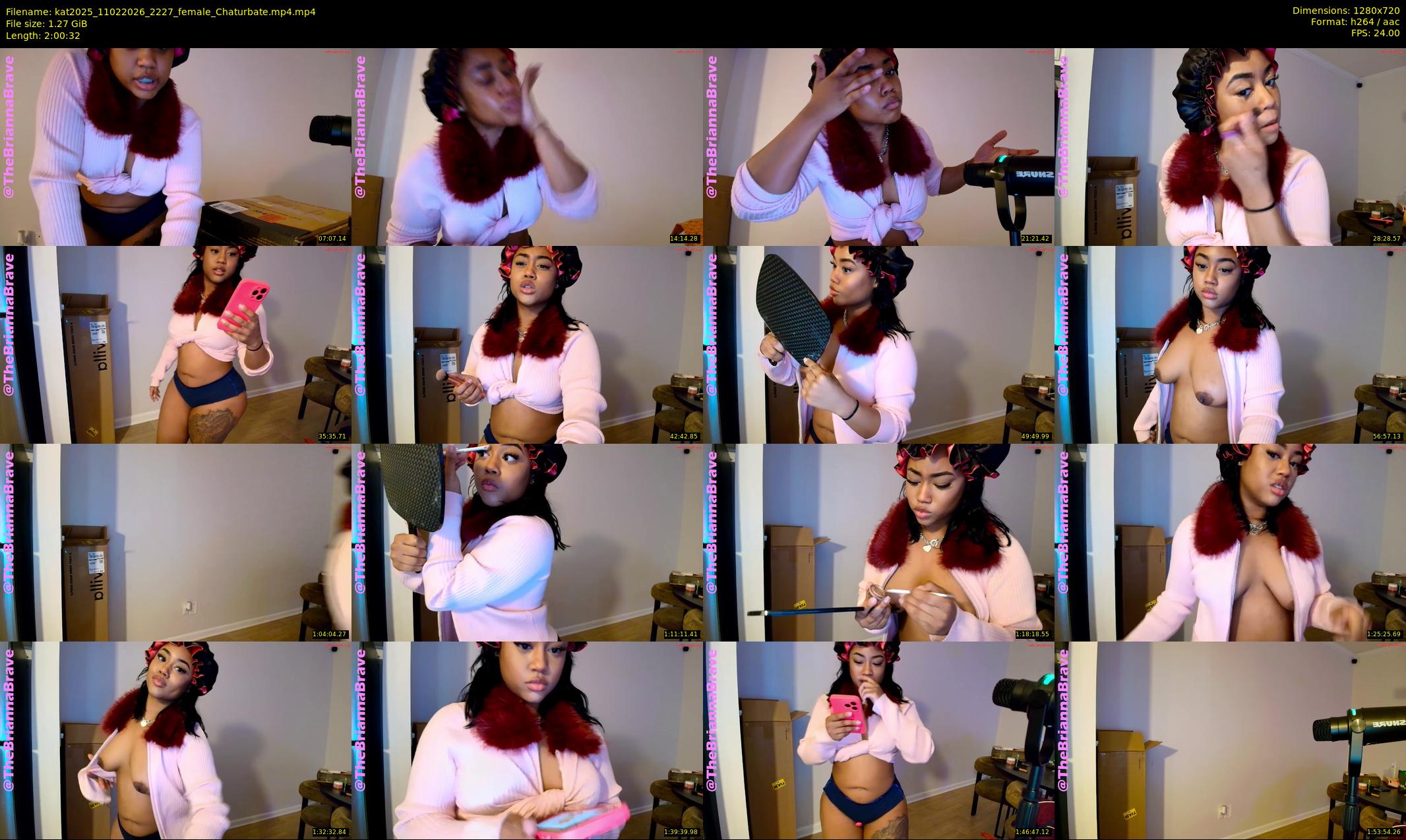 kat2025 — 121 minute Chaturbate female cam show recording, 720p, Feb 11, 2026