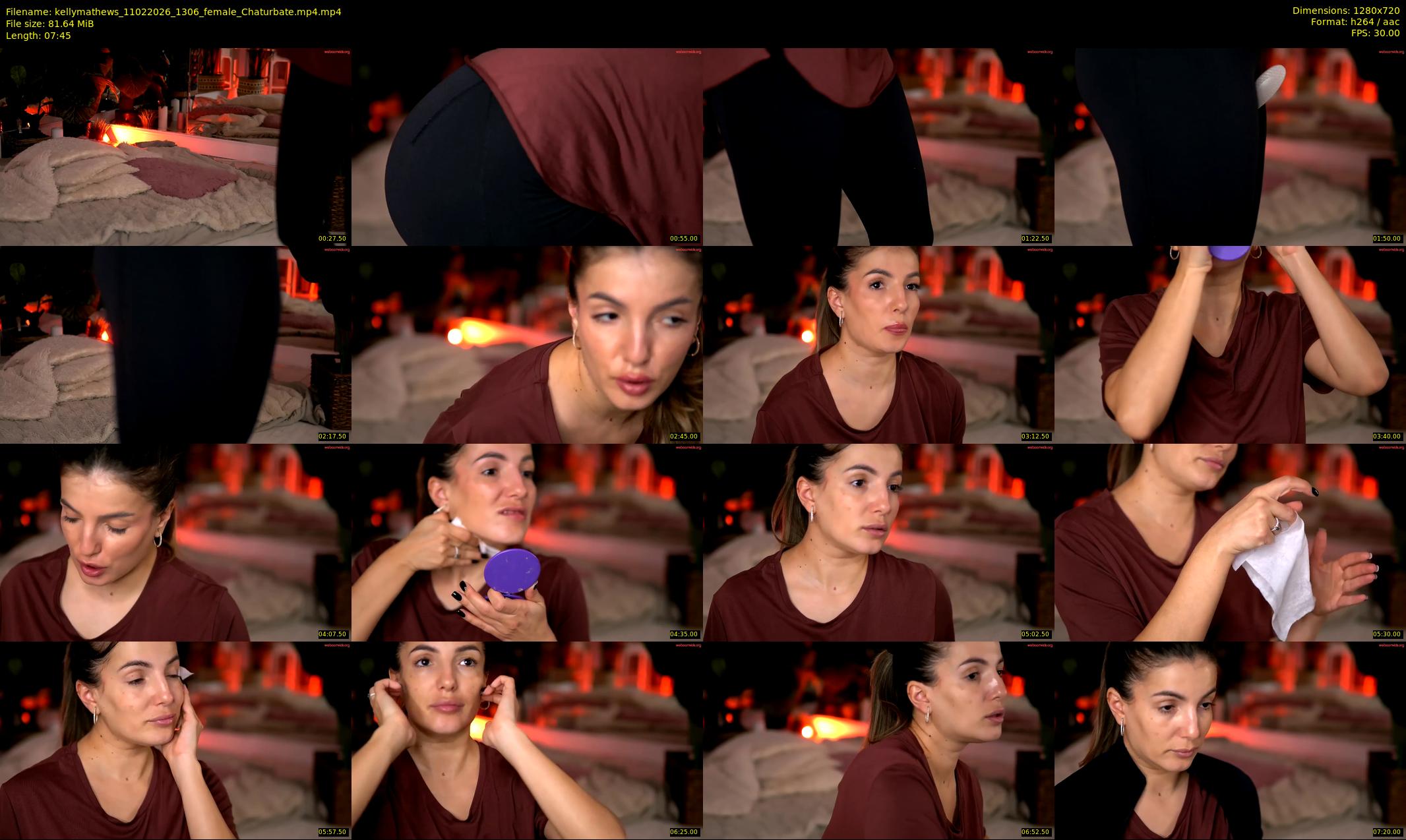 kellymathews — 8 minute Chaturbate female cam show recording, 720p, Feb 11, 2026