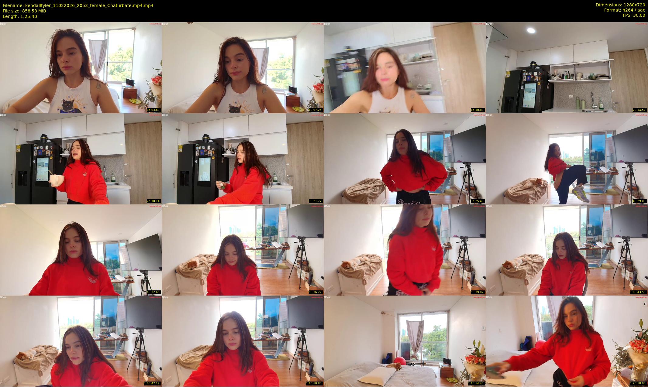 kendalltyler — 86 minute Chaturbate female cam show recording, 720p, Feb 11, 2026
