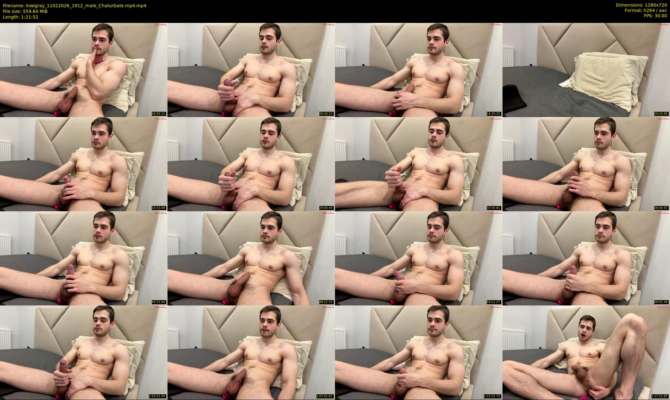 kiwigray — 82 minute Chaturbate male cam show recording, 720p, Feb 11, 2026