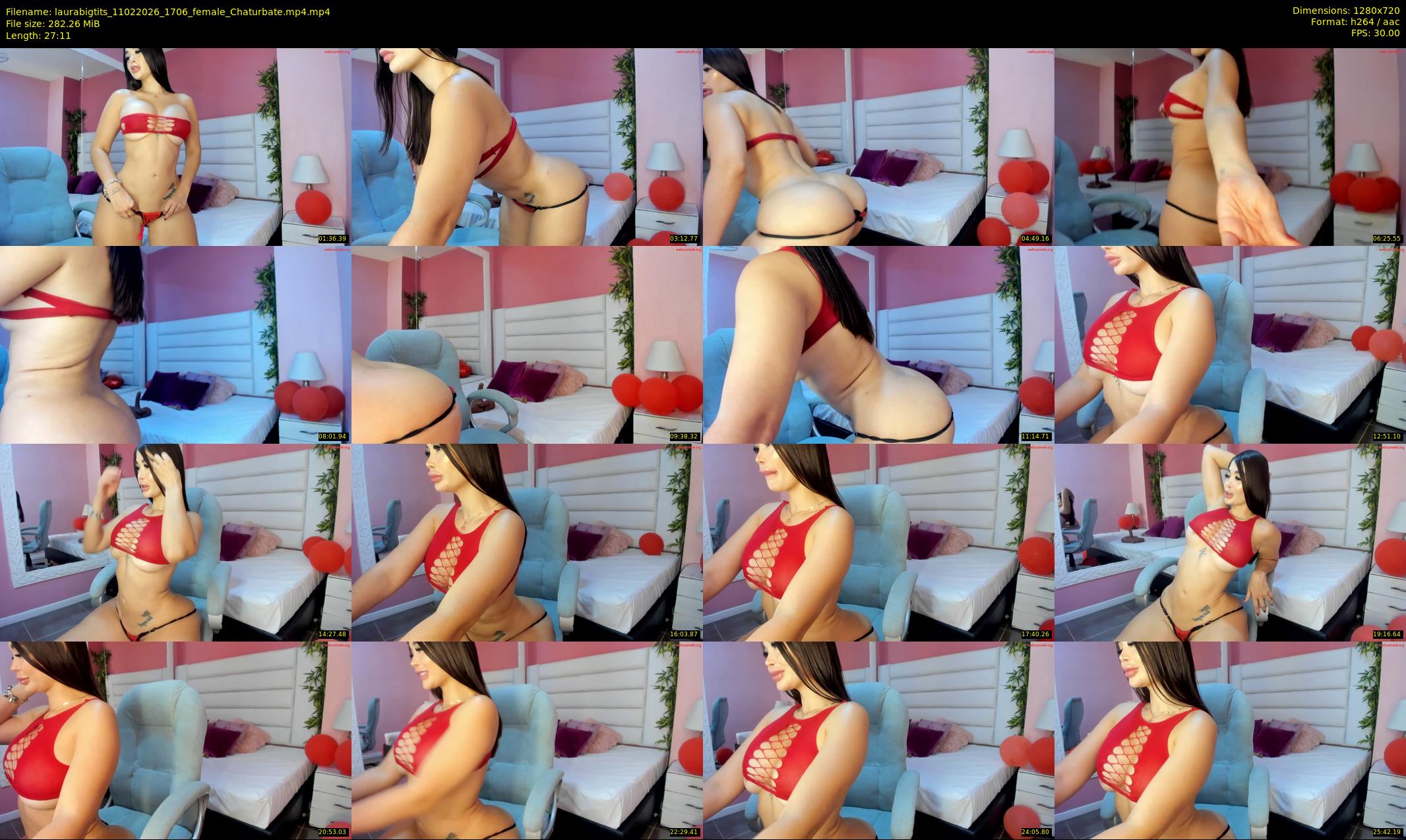 laurabigtits — 28 minute Chaturbate female cam show recording, 720p, Feb 11, 2026
