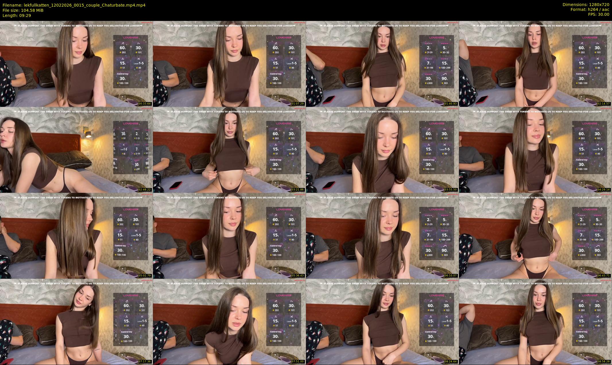 lekfullkatten — 10 minute Chaturbate couple cam show recording, 720p, Feb 12, 2026