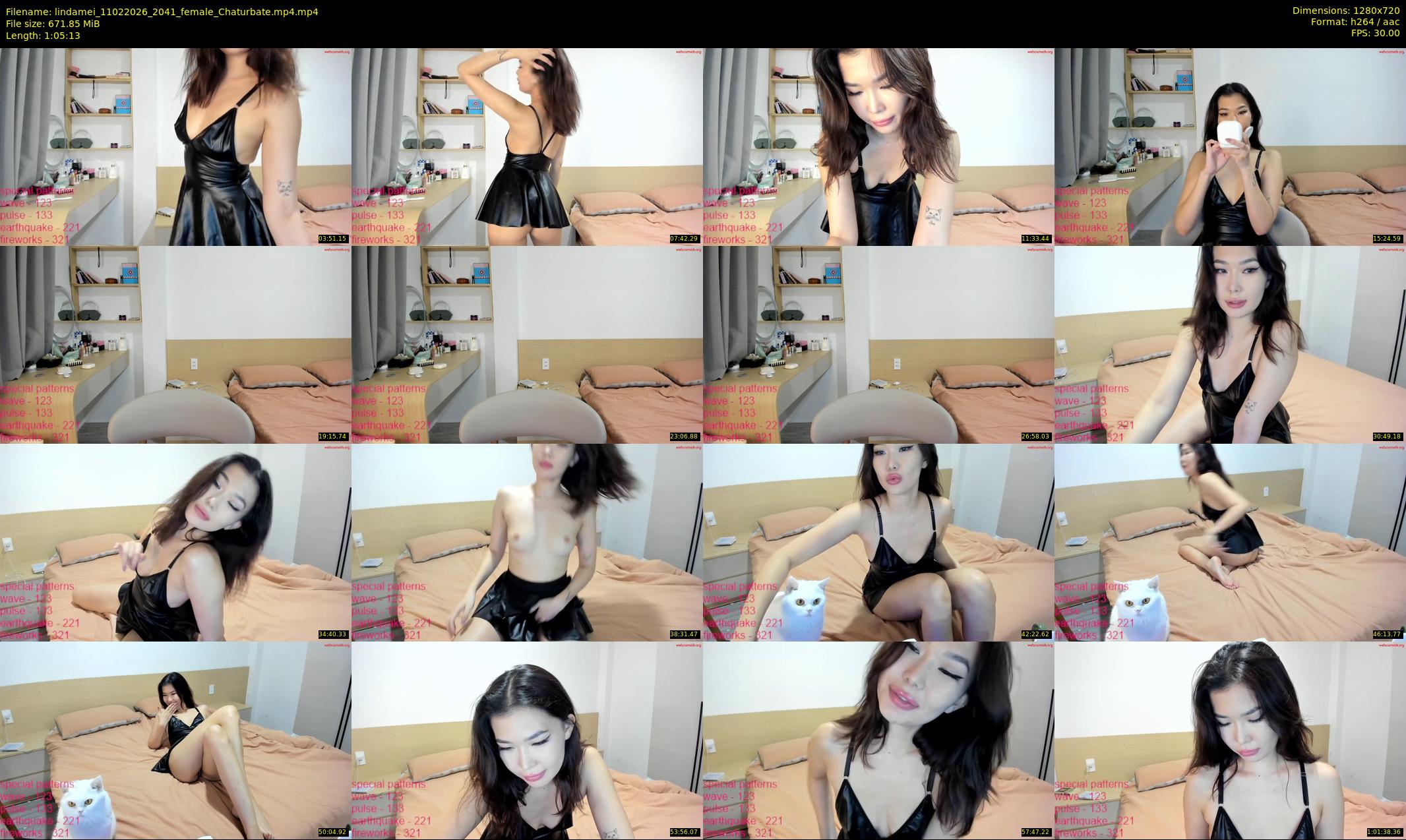 lindamei — 66 minute Chaturbate female cam show recording, 720p, Feb 11, 2026