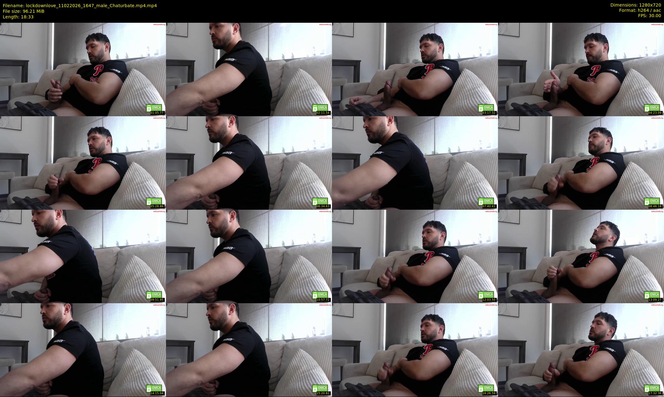 lockdownlove — 19 minute Chaturbate male cam show recording, 720p, Feb 11, 2026