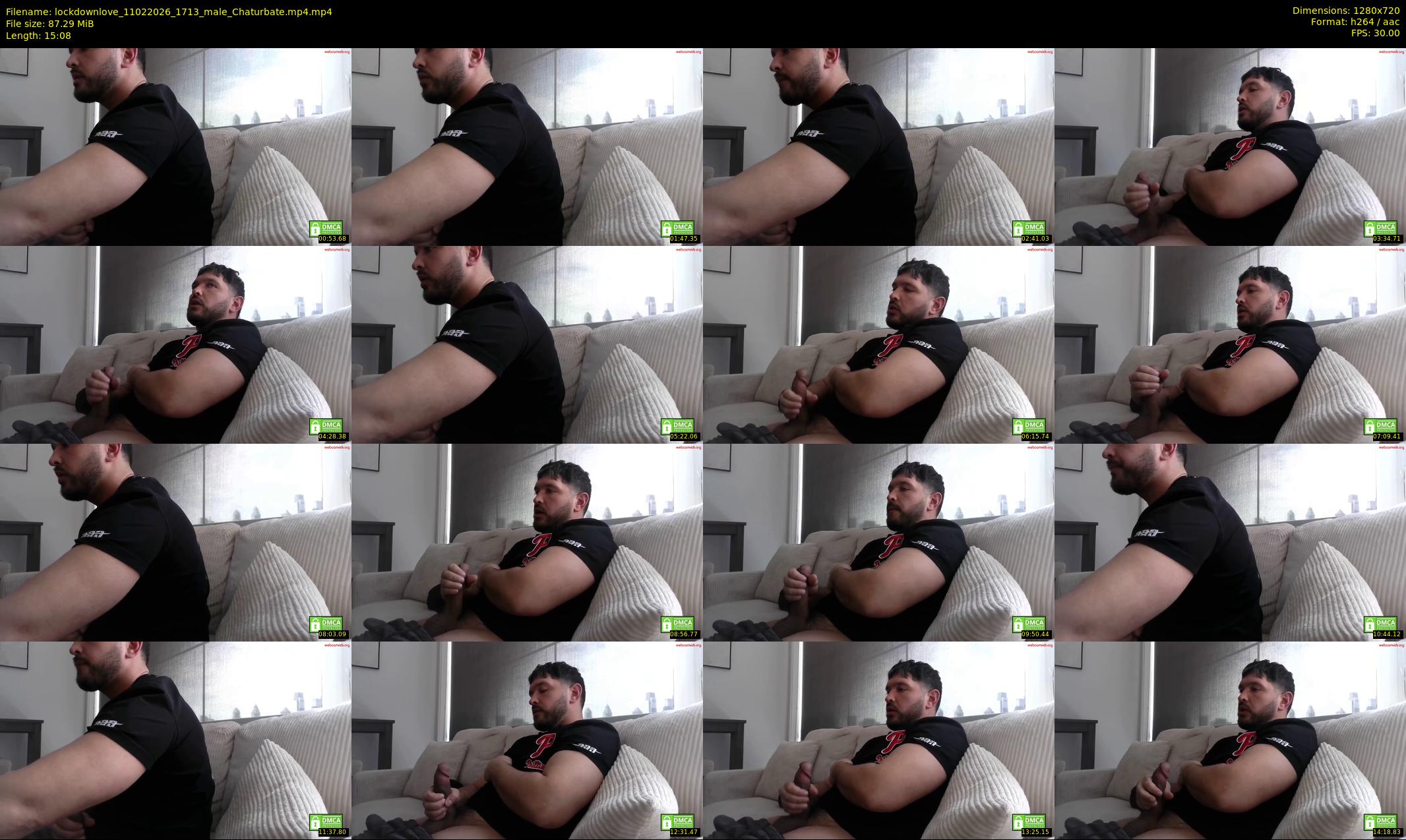 lockdownlove — 16 minute Chaturbate male cam show recording, 720p, Feb 11, 2026