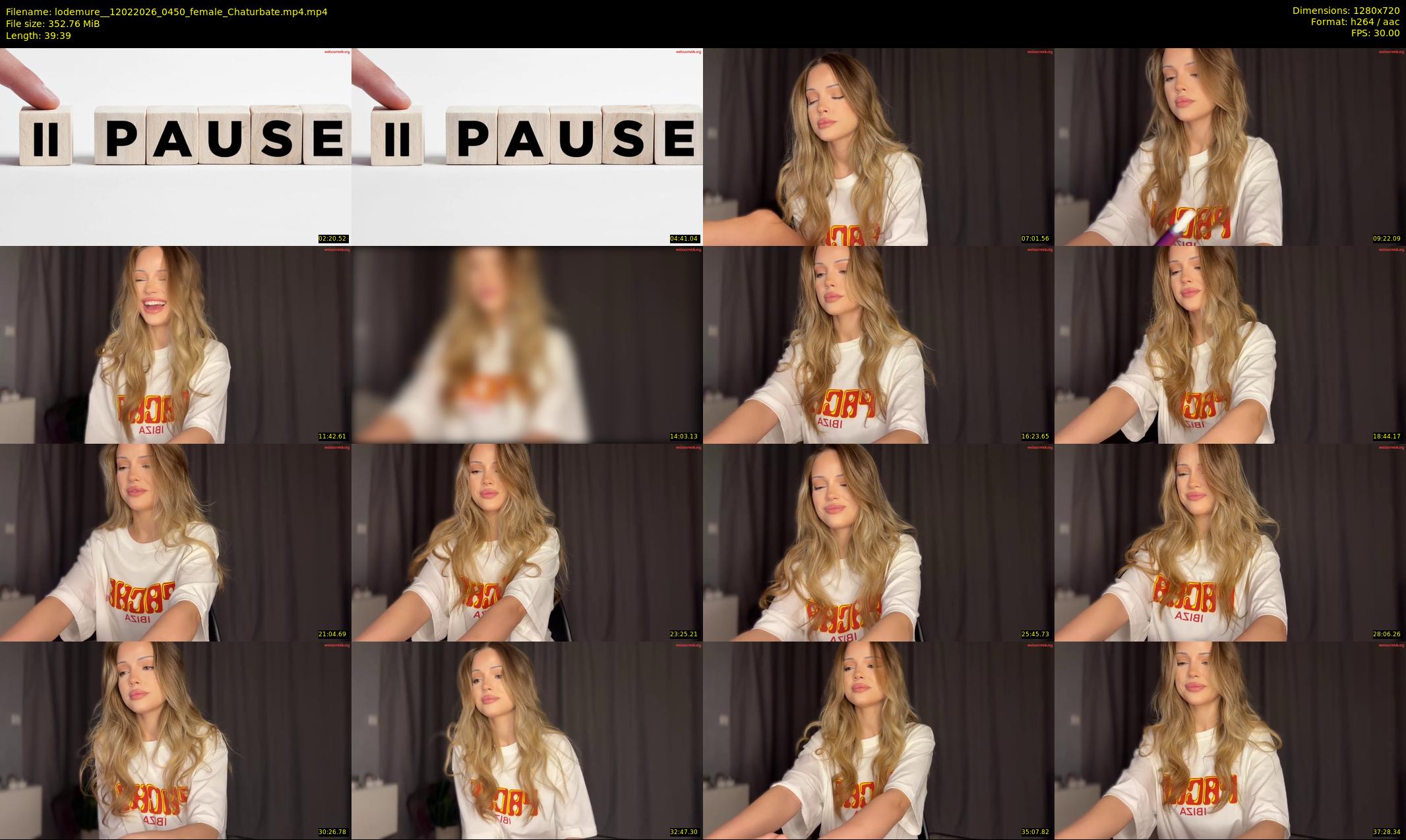 lodemure_ — 40 minute Chaturbate female cam show recording, 720p, Feb 12, 2026