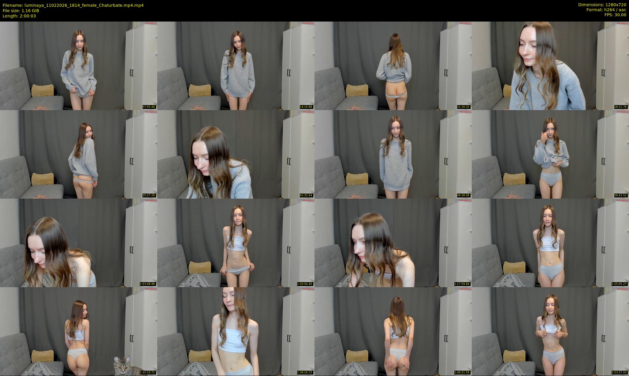 luminaya — 121 minute Chaturbate female cam show recording, 720p, Feb 11, 2026