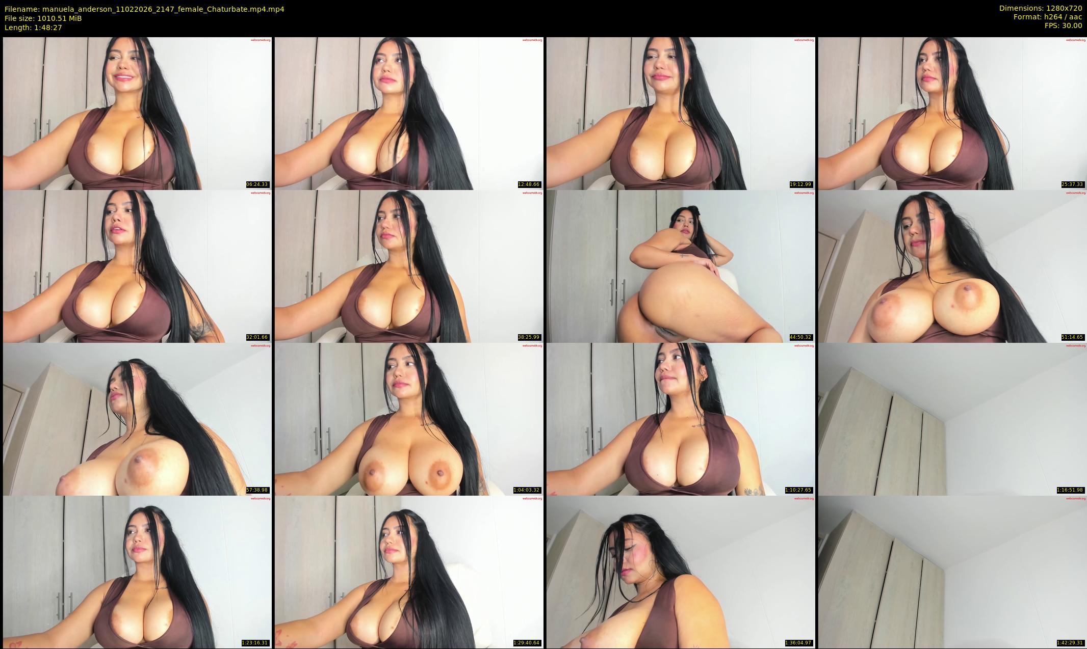 manuela_anderson — 109 minute Chaturbate female cam show recording, 720p, Feb 11, 2026