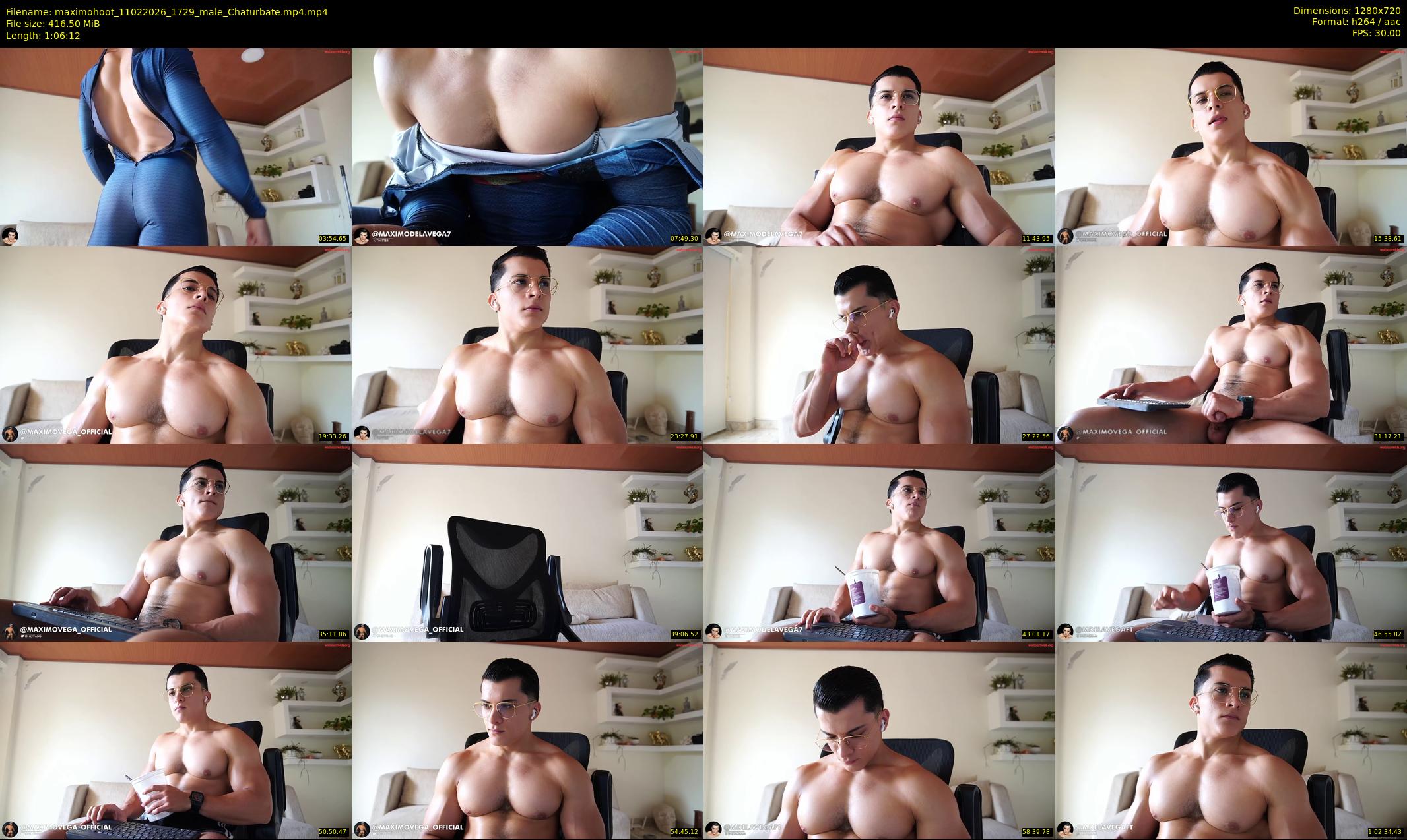 maximohoot — 67 minute Chaturbate male cam show recording, 720p, Feb 11, 2026