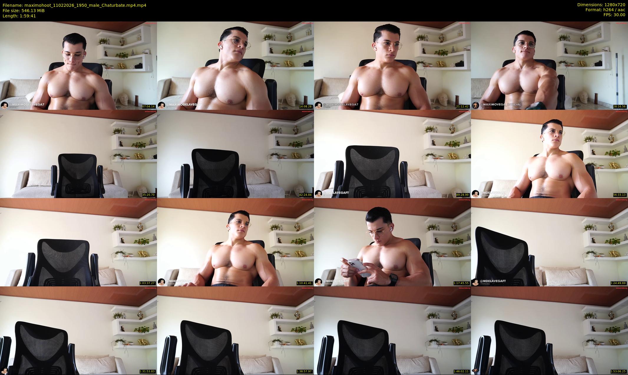 maximohoot — 120 minute Chaturbate male cam show recording, 720p, Feb 11, 2026