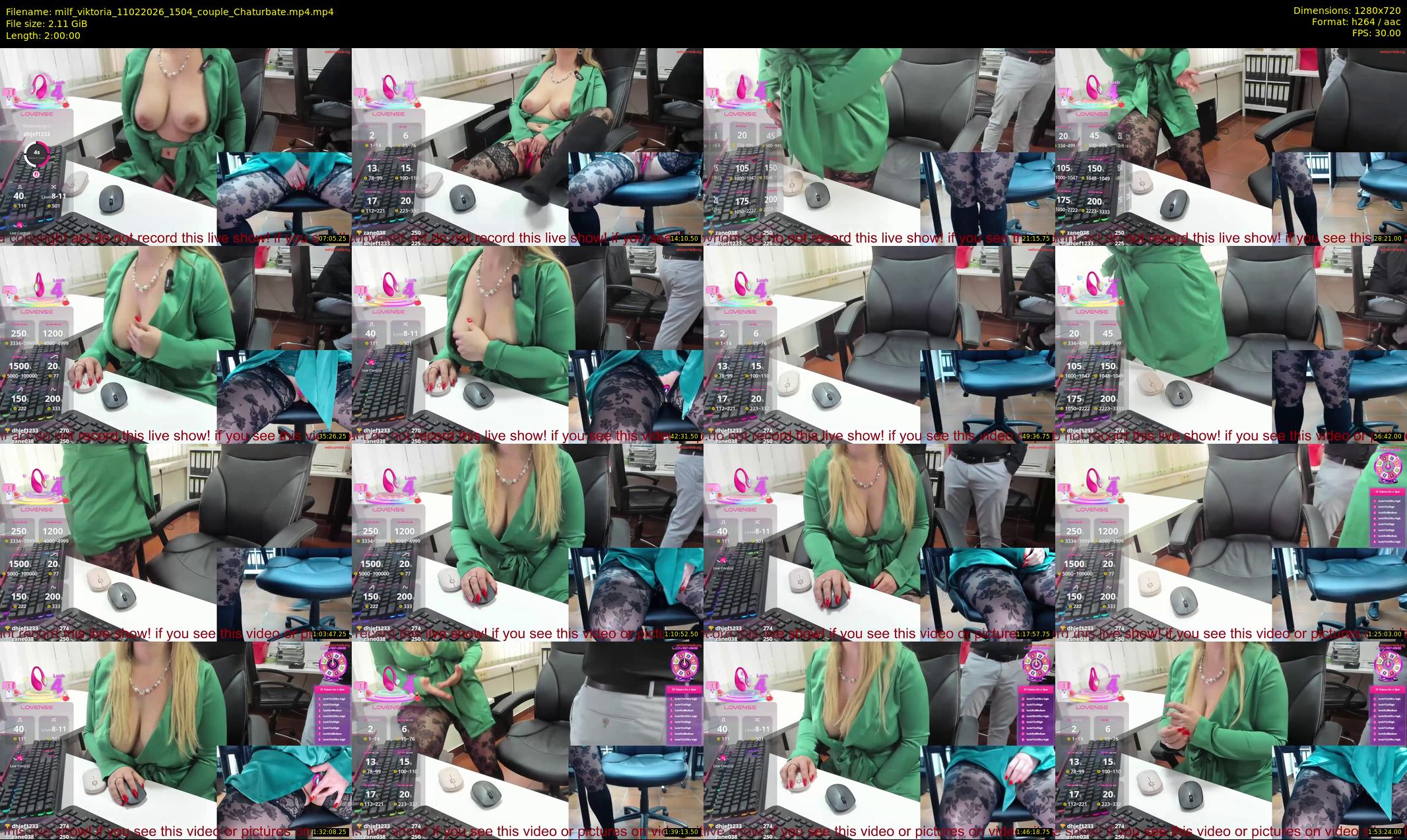 milf_viktoria — 120 minute Chaturbate female cam show recording, 720p, Feb 11, 2026