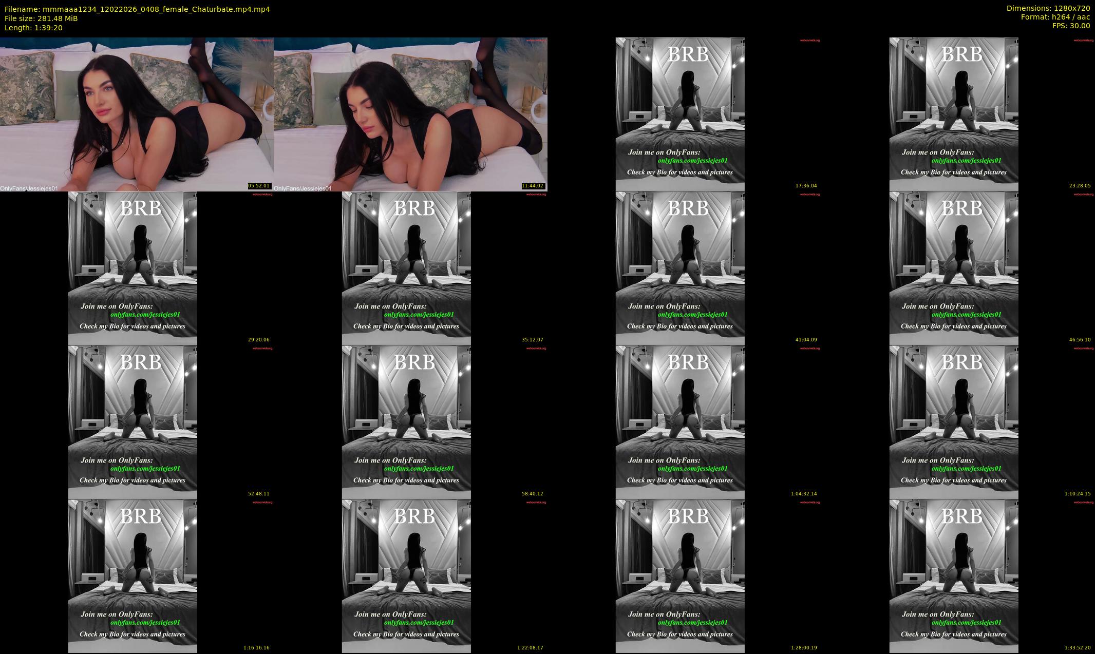 mmmaaa1234 — 100 minute Chaturbate female cam show recording, 720p, Feb 12, 2026