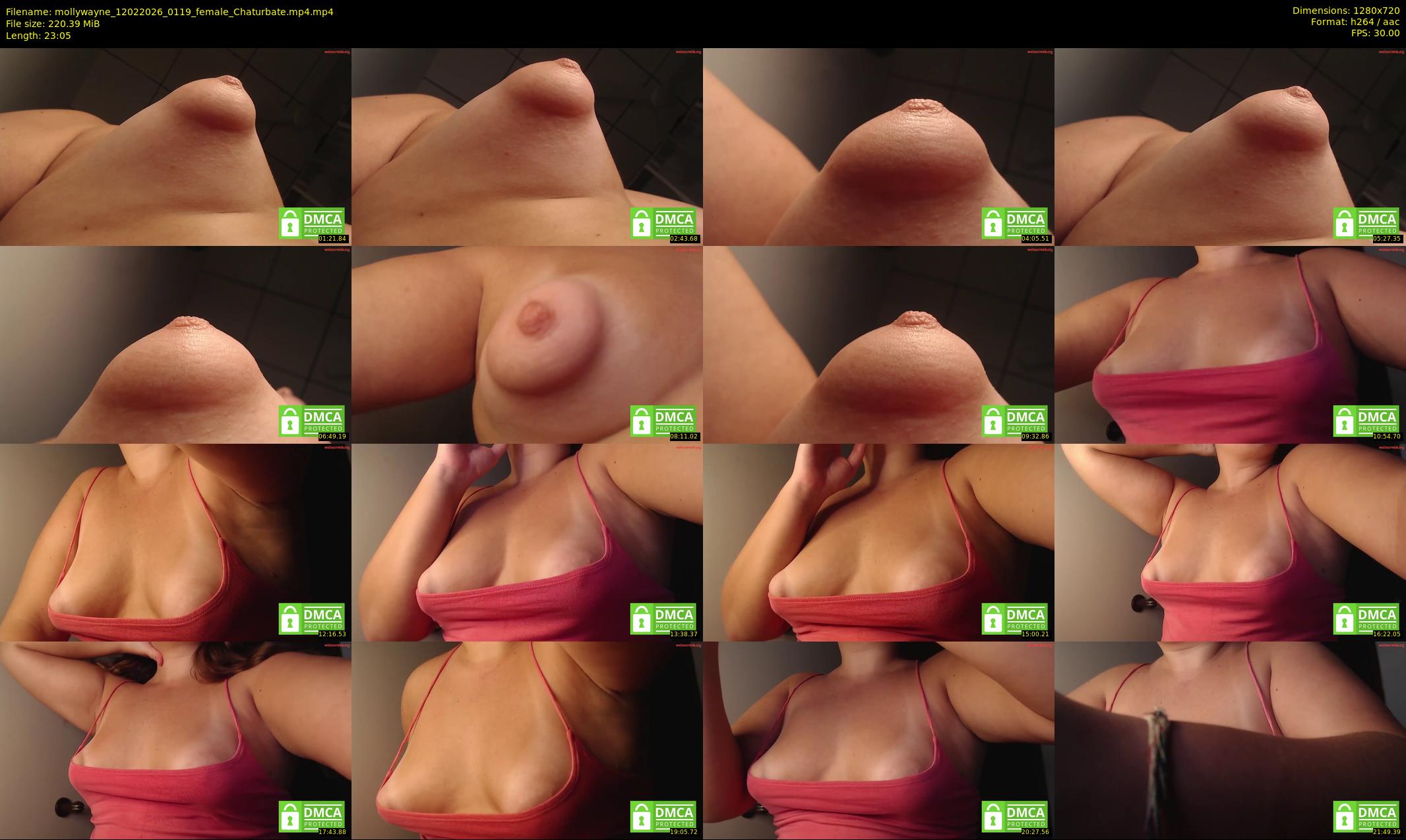 mollywayne — 24 minute Chaturbate female cam show recording, 720p, Feb 12, 2026
