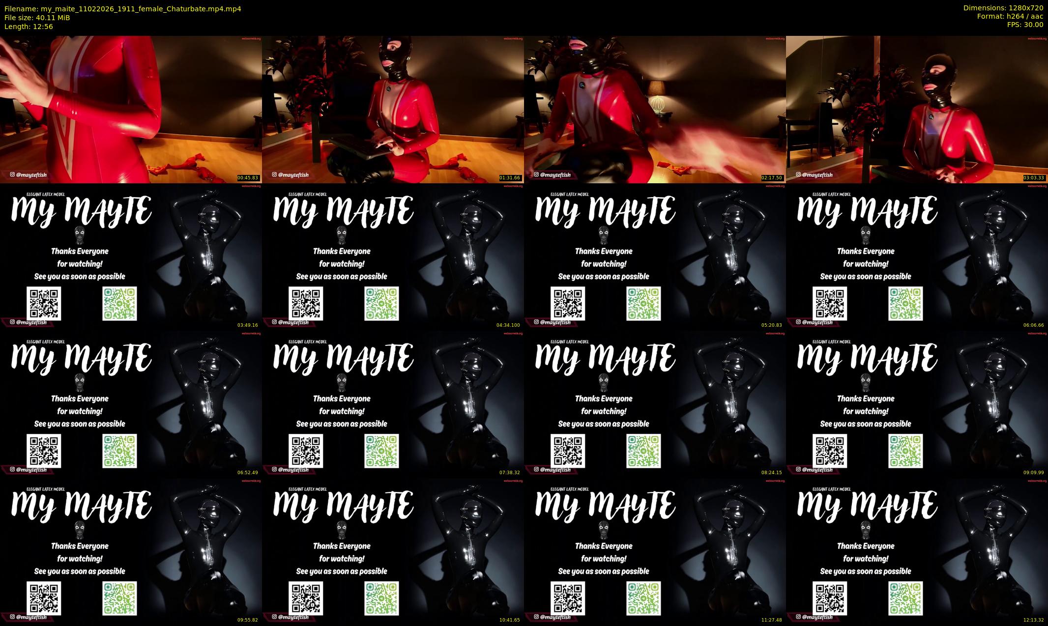 my_maite — 13 minute Chaturbate female cam show recording, 720p, Feb 11, 2026