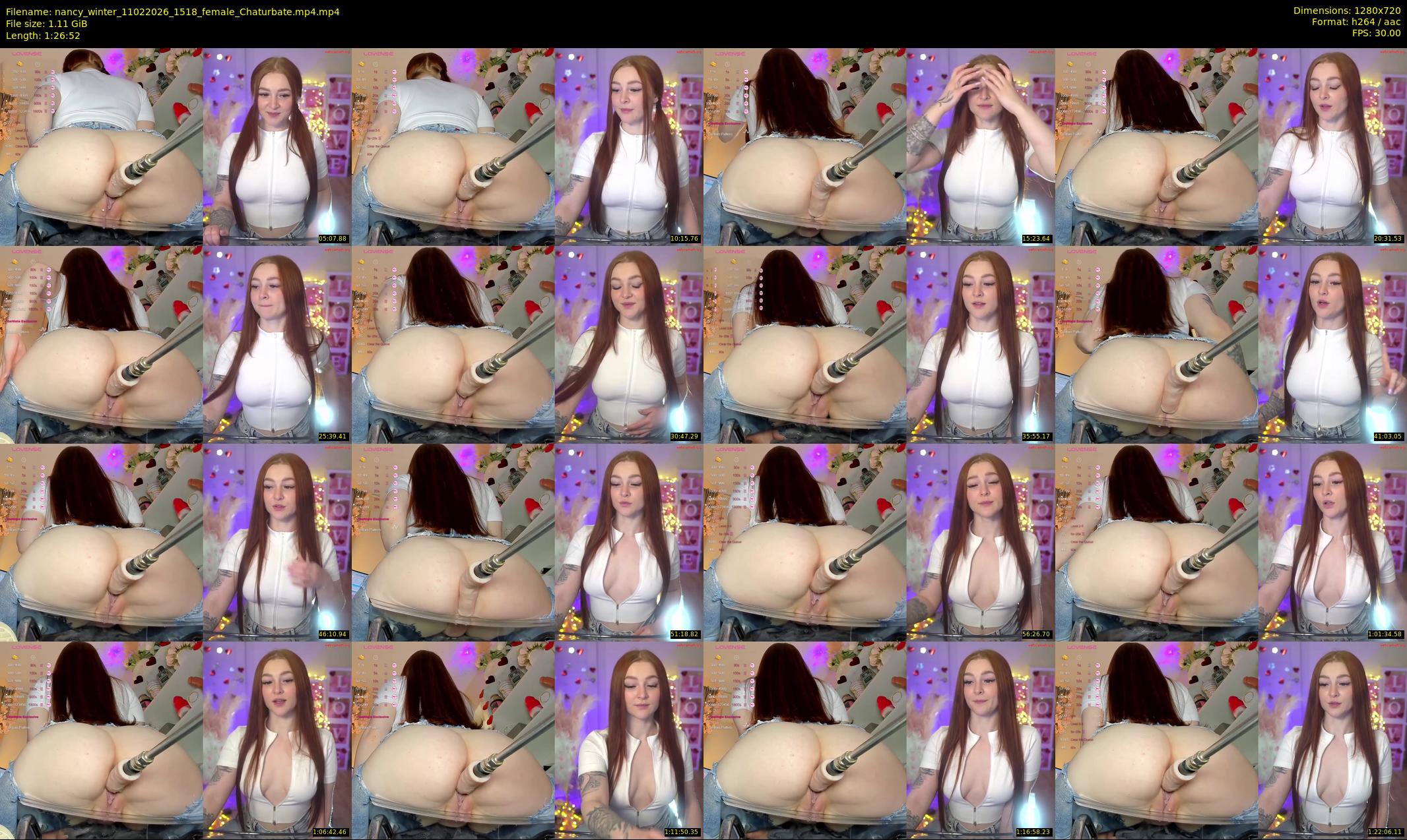 nancy_winter — 87 minute Chaturbate female cam show recording, 720p, Feb 11, 2026