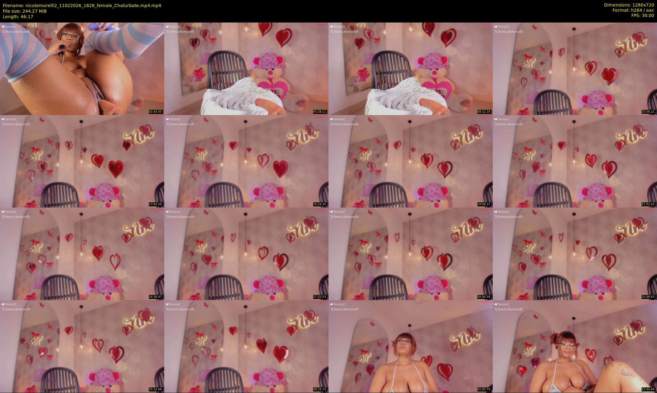 nicolemorelli2 — 47 minute Chaturbate female cam show recording, 720p, Feb 11, 2026
