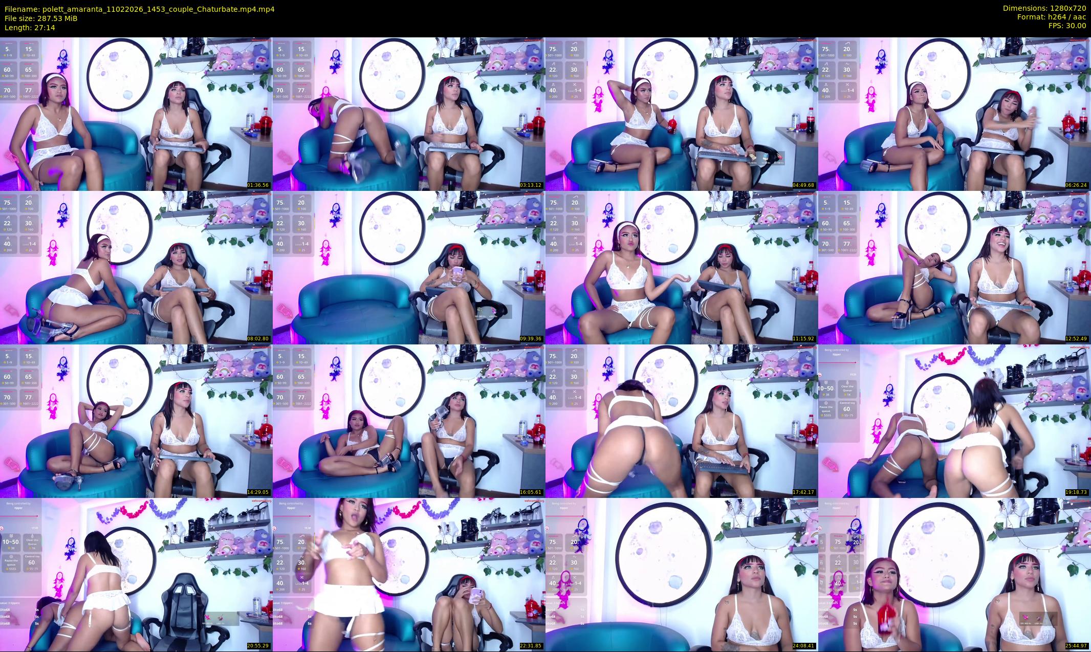 polett_amaranta — 28 minute Chaturbate couple cam show recording, 720p, Feb 11, 2026