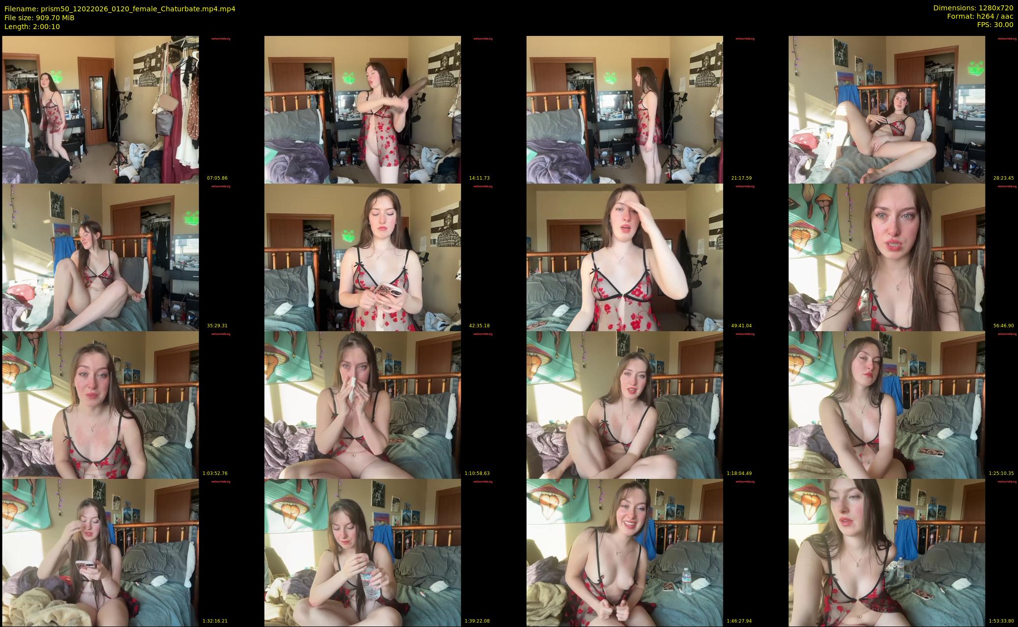 prism50 — 121 minute Chaturbate female cam show recording, 720p, Feb 12, 2026