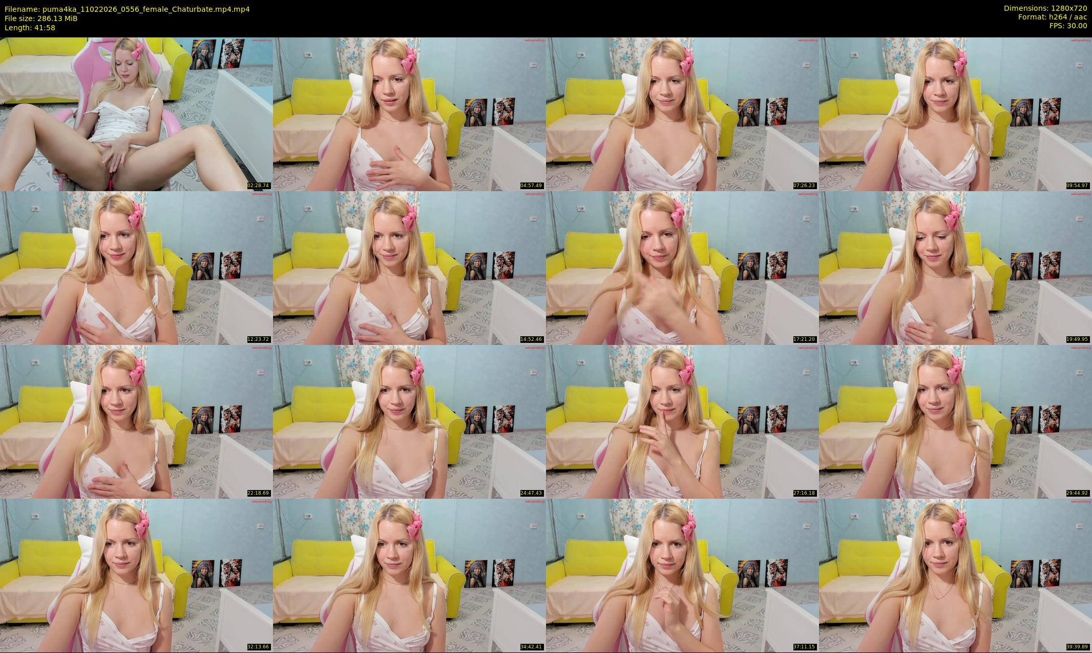 puma4ka — 42 minute Chaturbate female cam show recording, 720p, Feb 11, 2026