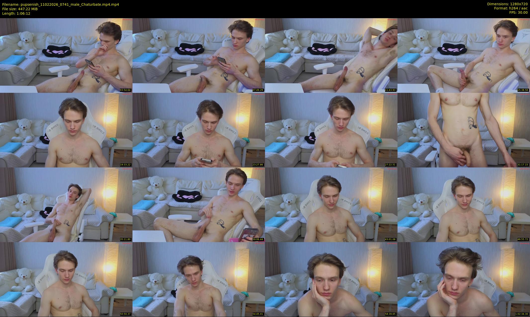 pupsenish — 67 minute Chaturbate male cam show recording, 720p, Feb 11, 2026