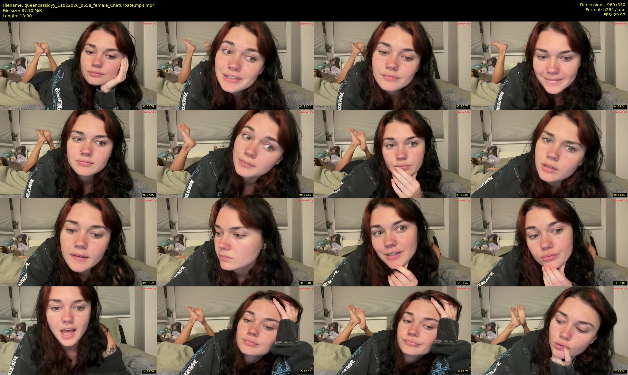 queencassidyy — 19 minute Chaturbate female cam show recording, 480p, Feb 11, 2026