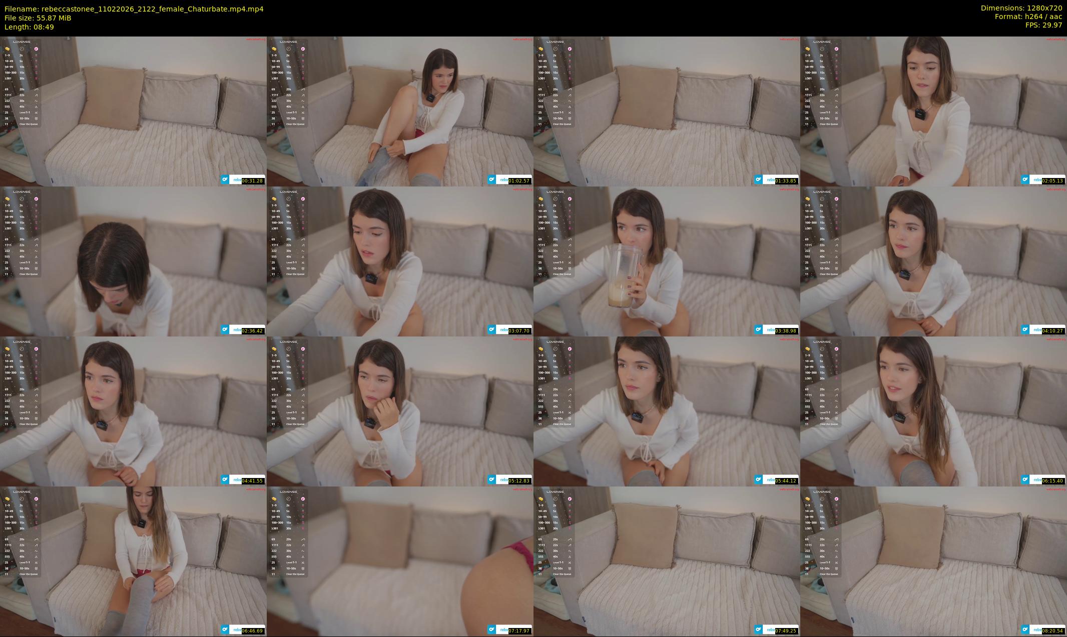 rebeccastonee — 9 minute Chaturbate female cam show recording, 720p, Feb 11, 2026