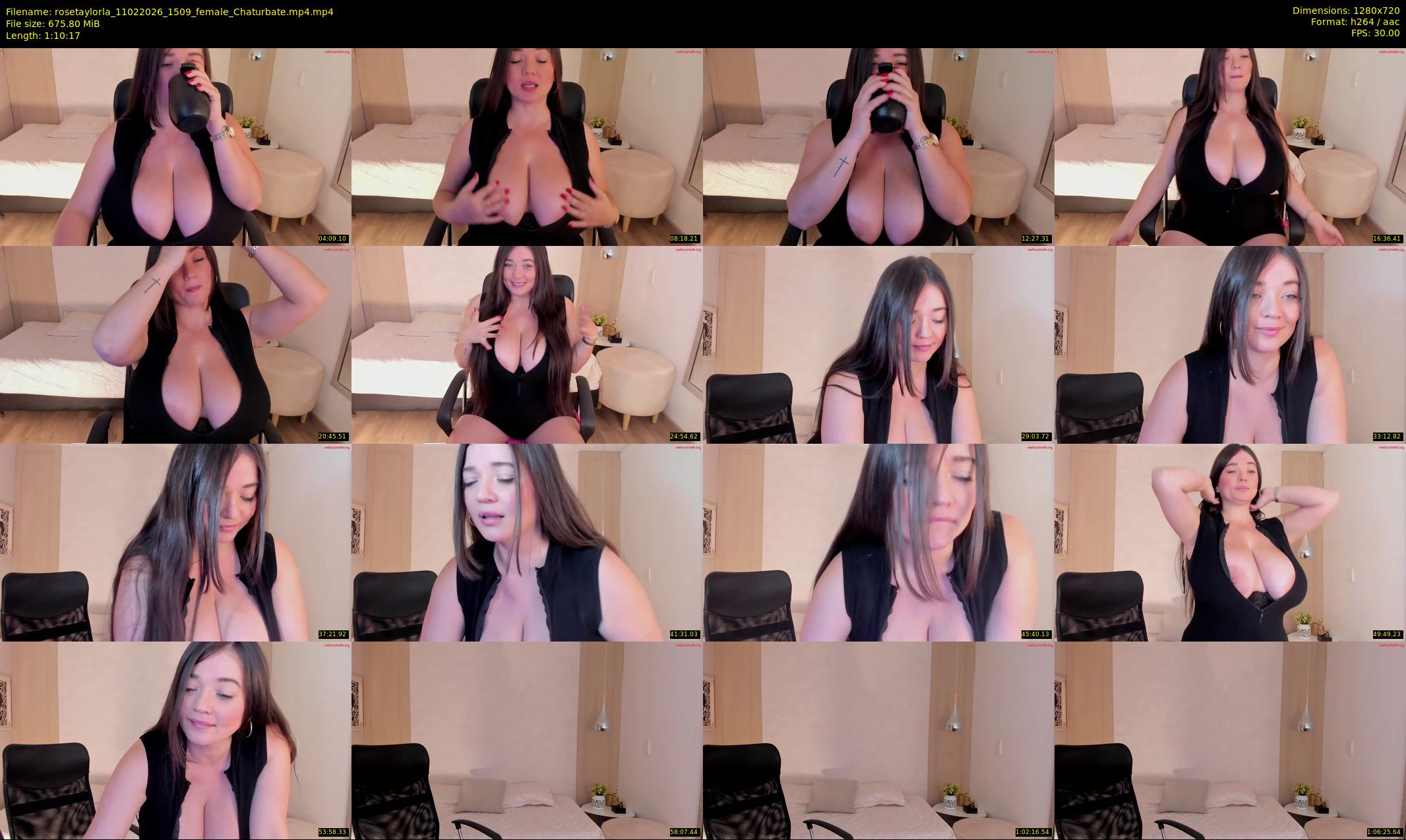 rosetaylorla — 71 minute Chaturbate female cam show recording, 720p, Feb 11, 2026