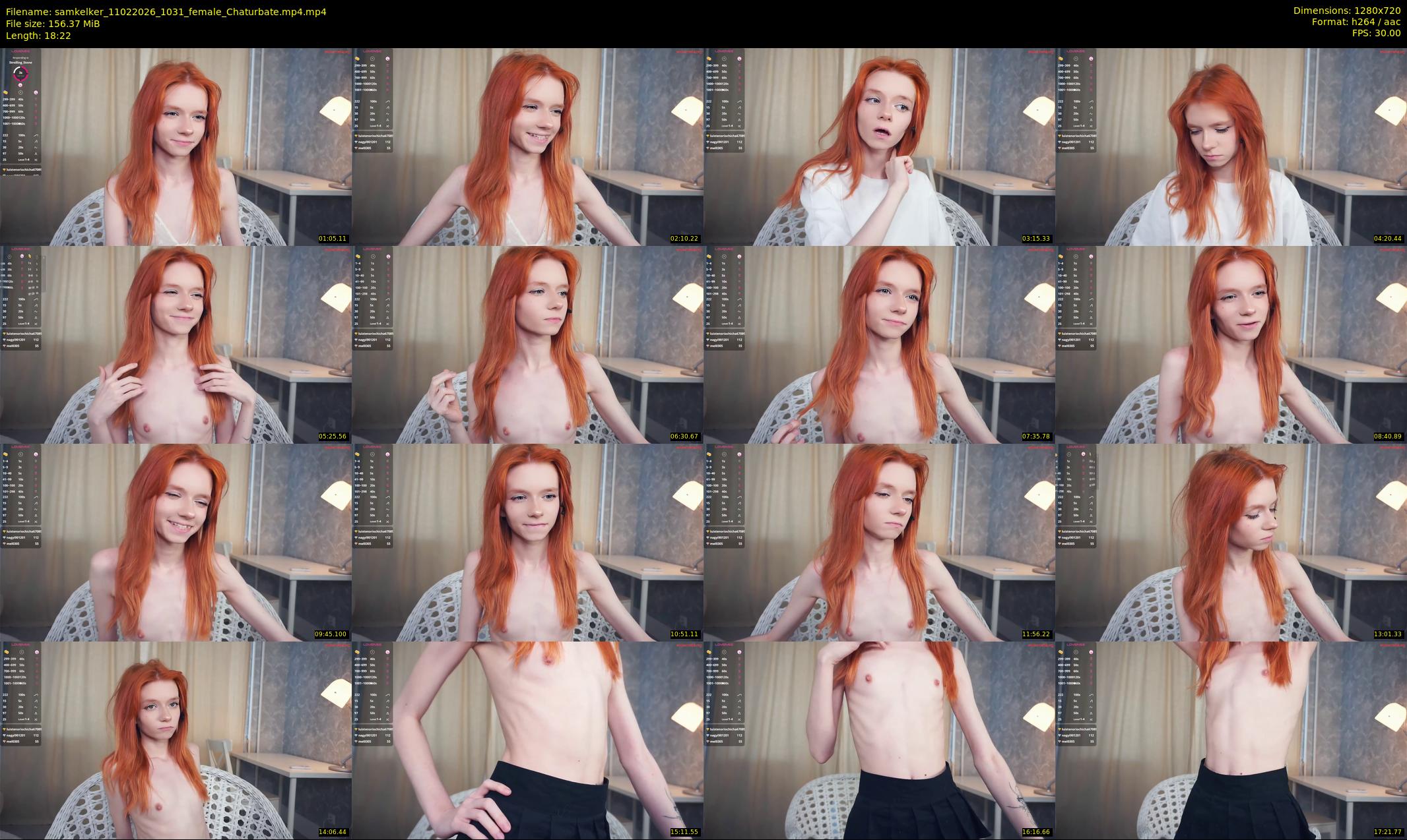 samkelker — 19 minute Chaturbate female cam show recording, 720p, Feb 11, 2026