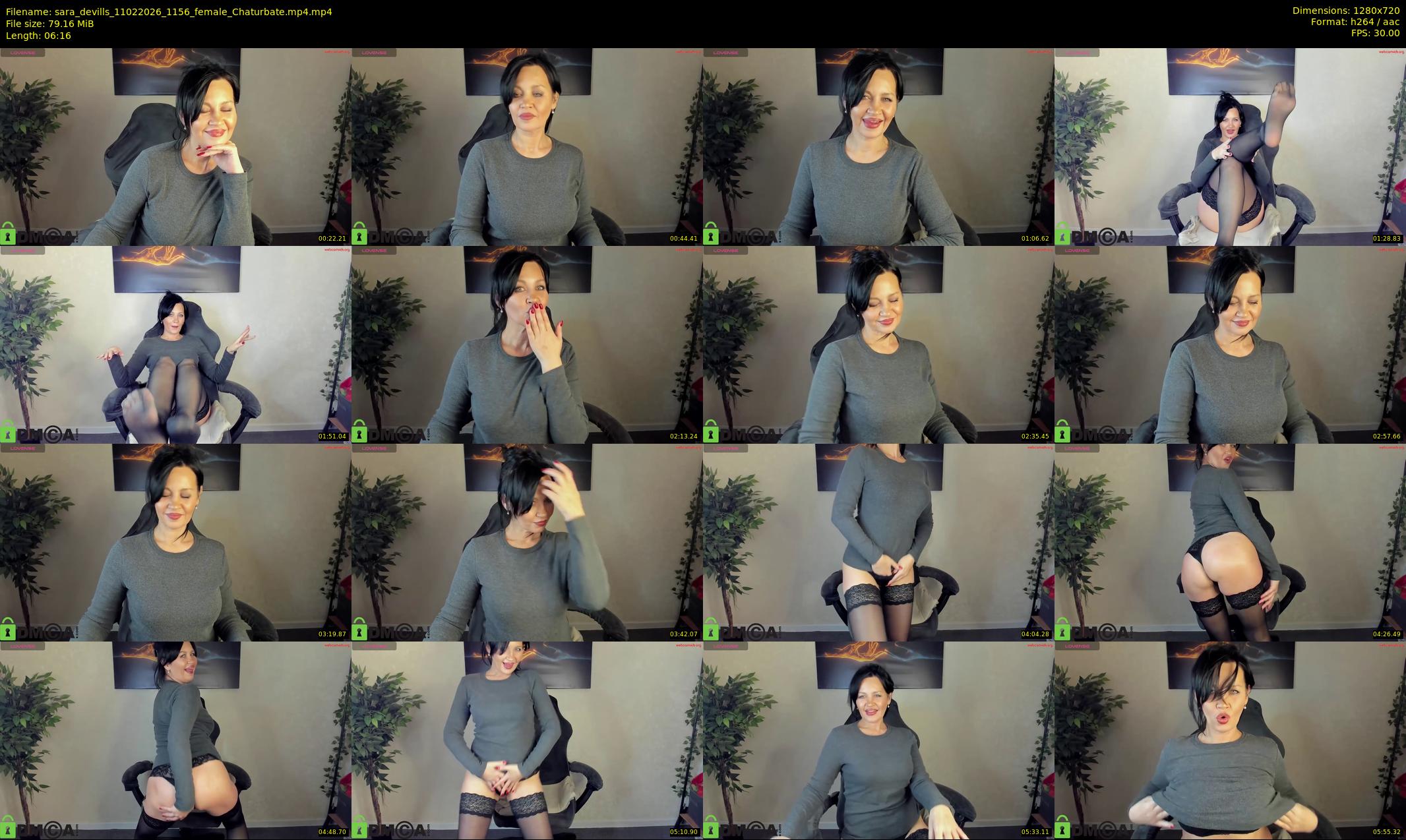sara_devills — 7 minute Chaturbate female cam show recording, 720p, Feb 11, 2026
