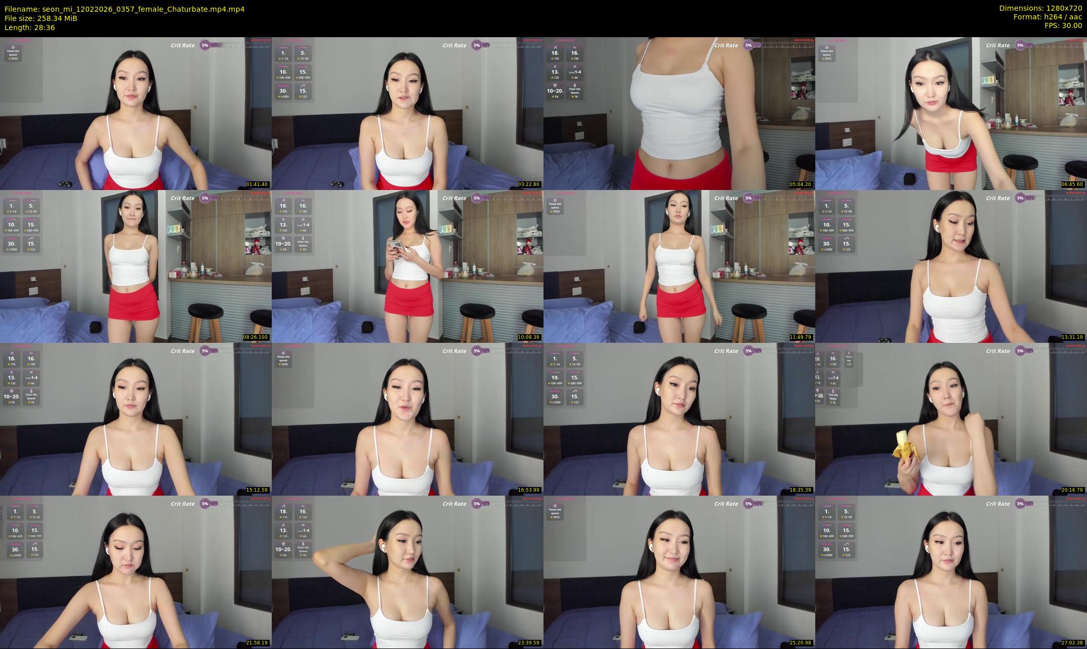 seon_mi — 29 minute Chaturbate female cam show recording, 720p, Feb 12, 2026